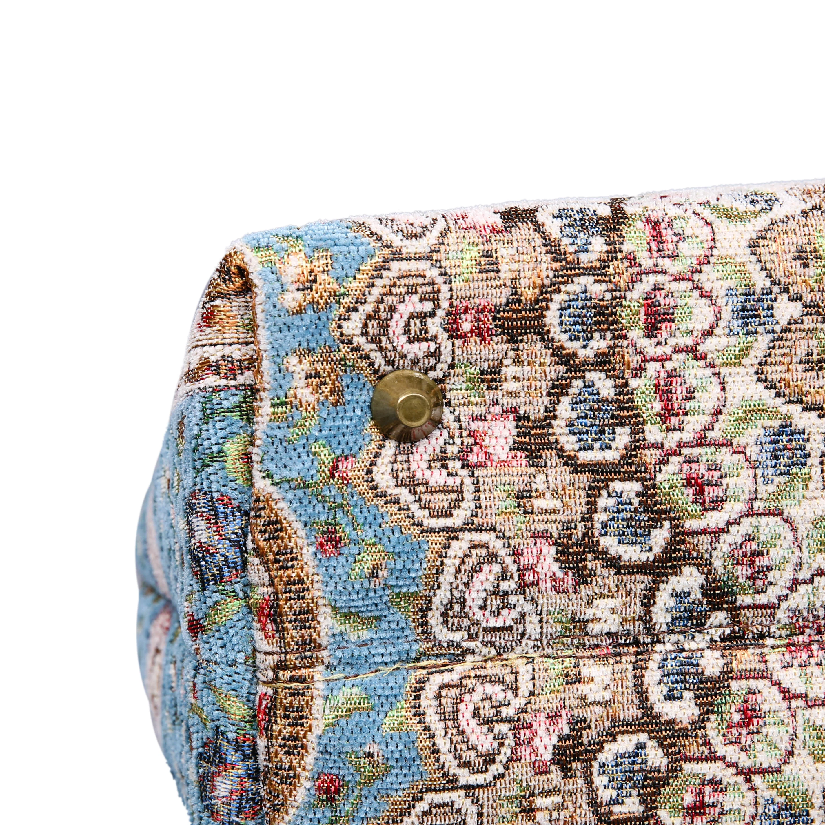 Oriental Blue Carpet Handbag Purse - Image 7