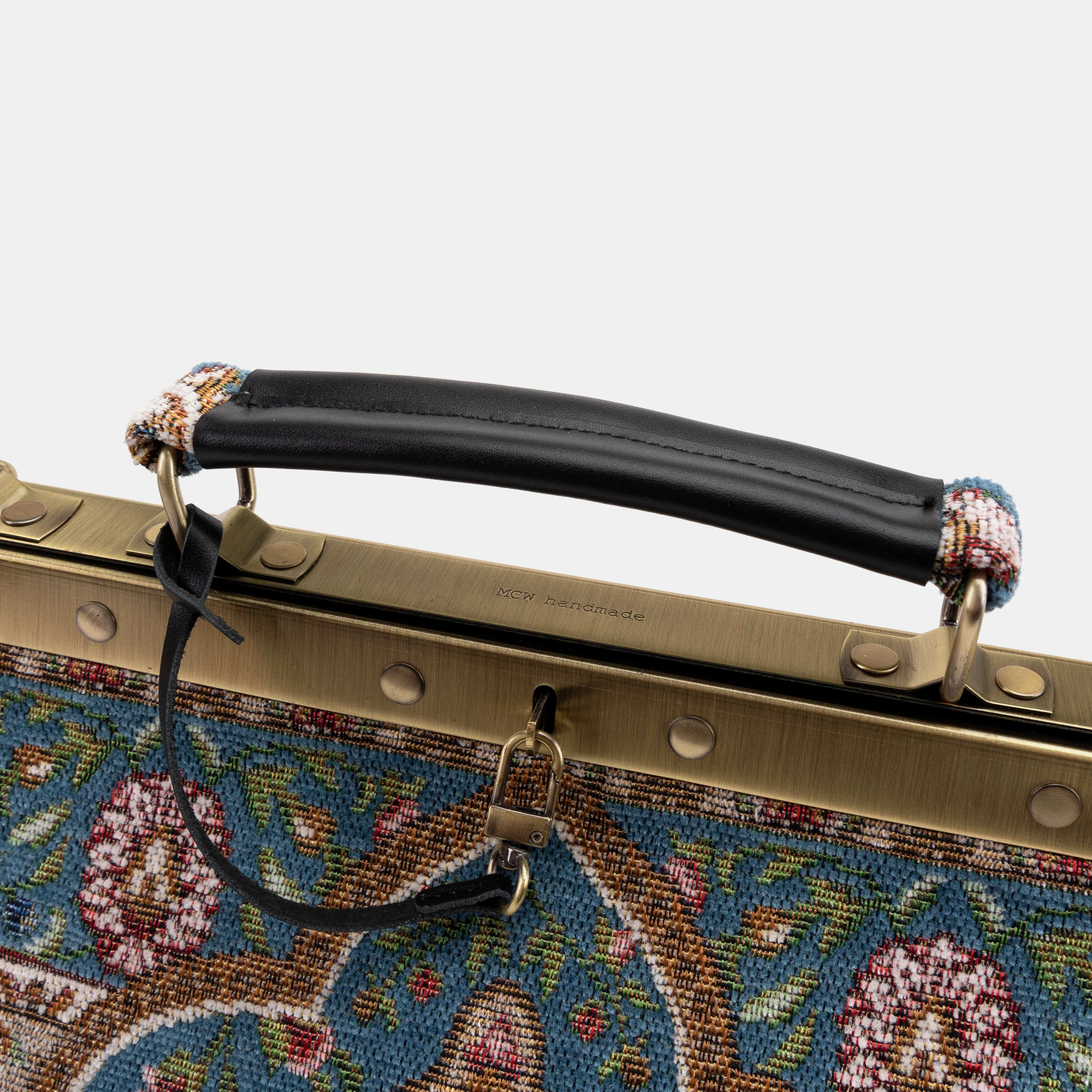Oriental Blue Celine Carpet Gladstone Bag - Image 5
