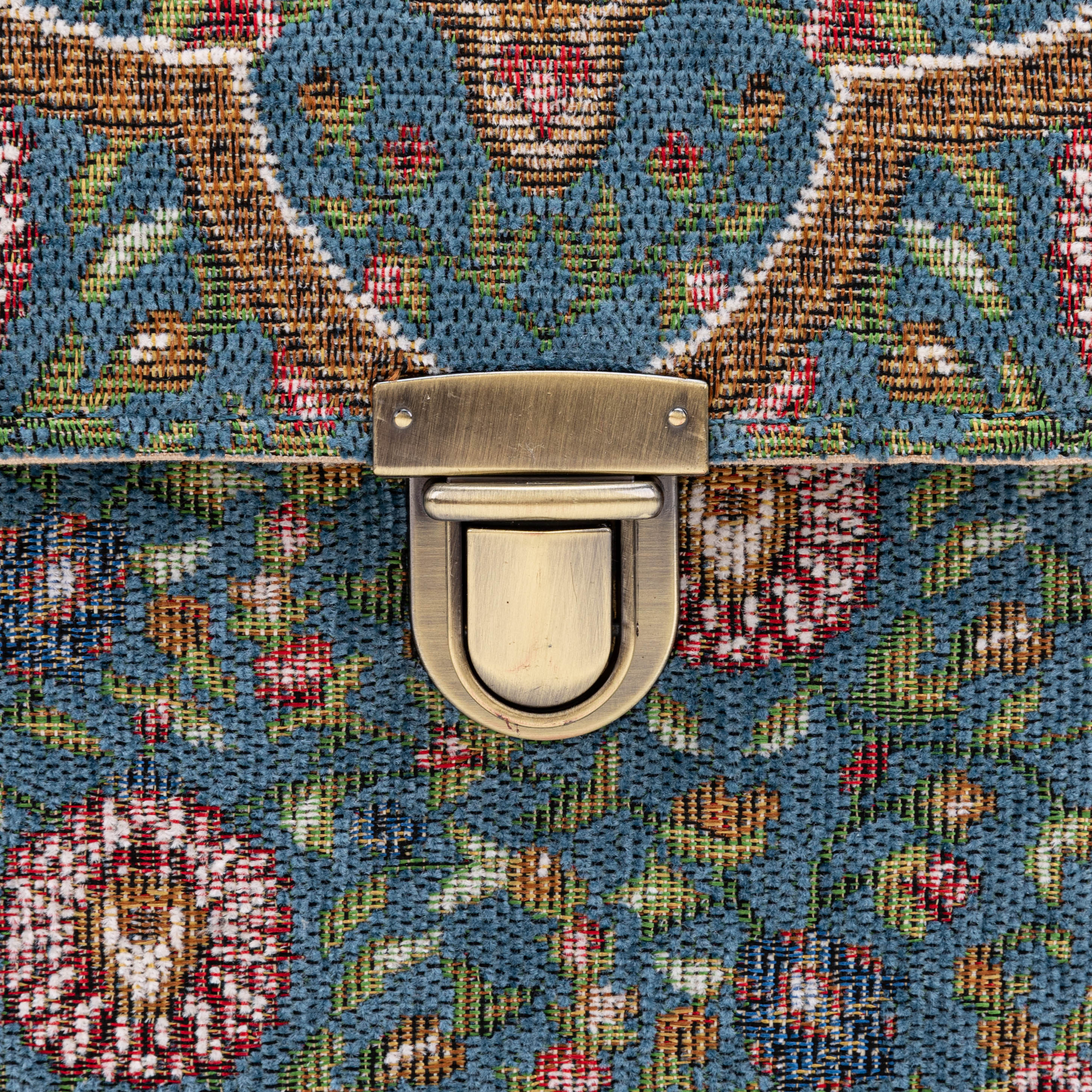 Oriental Blue Clara Medium Train Case Purse - Image 10