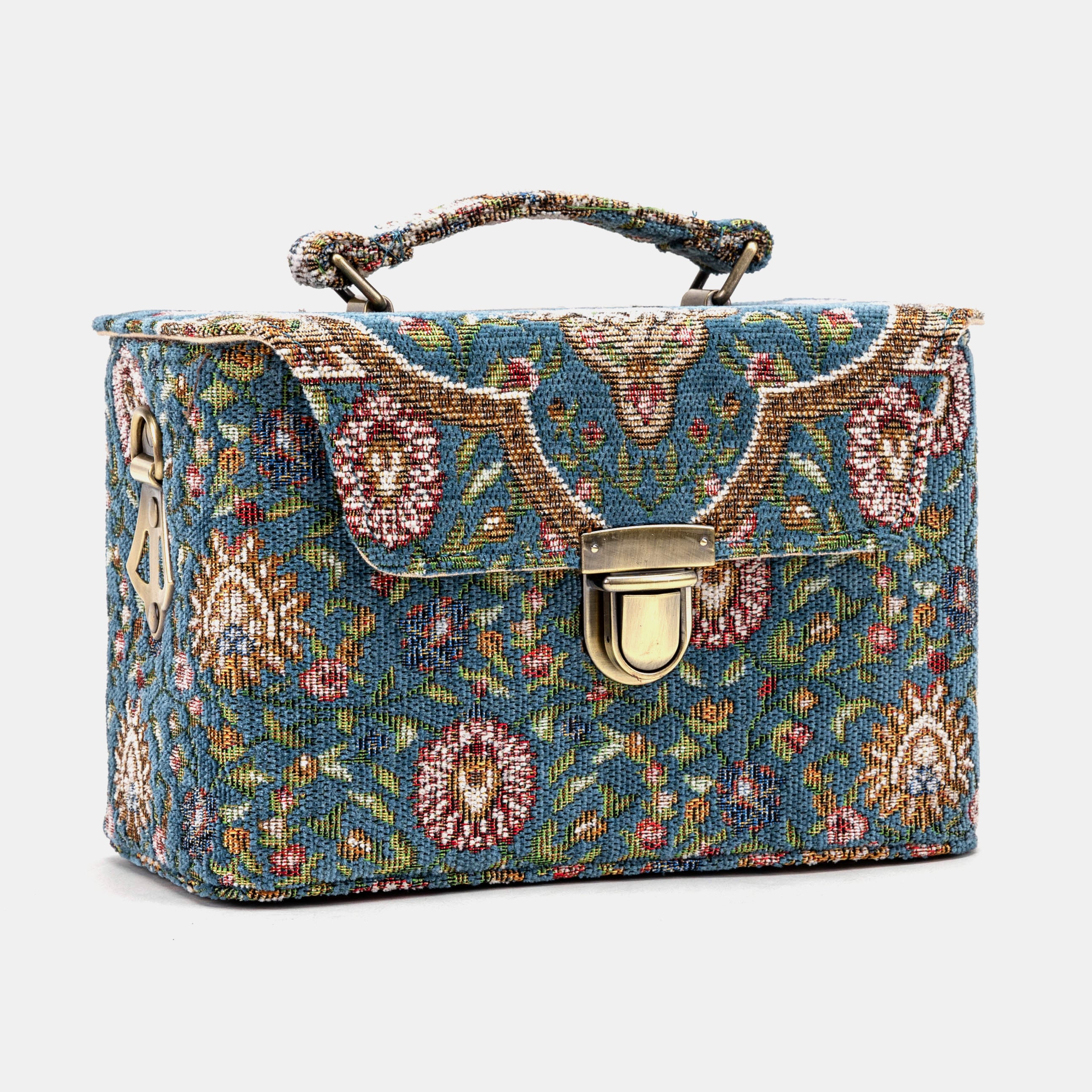 Oriental Blue Clara Medium Train Case Purse - Image 3