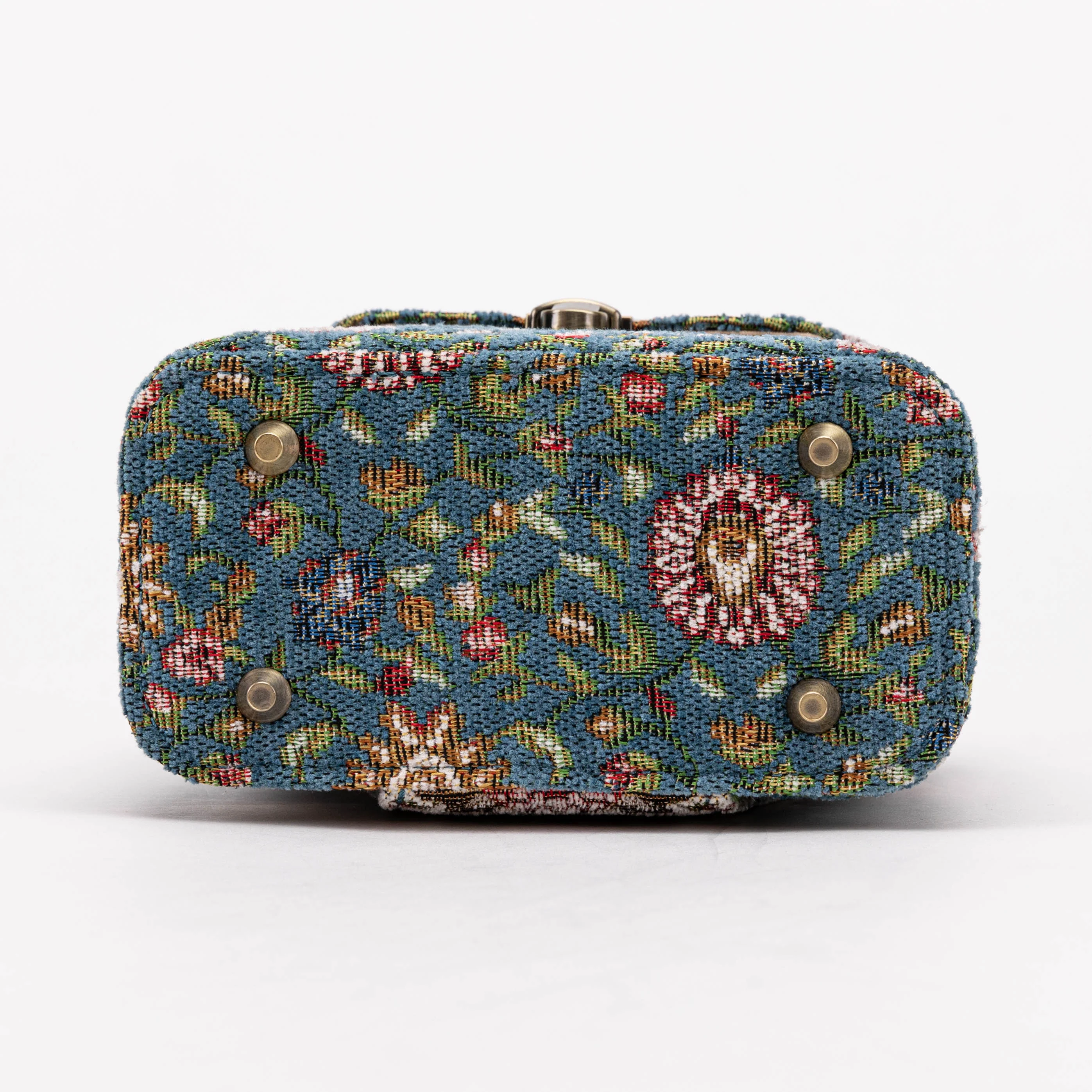 Oriental Blue Emma Small Train Case Crossbody - Image 10