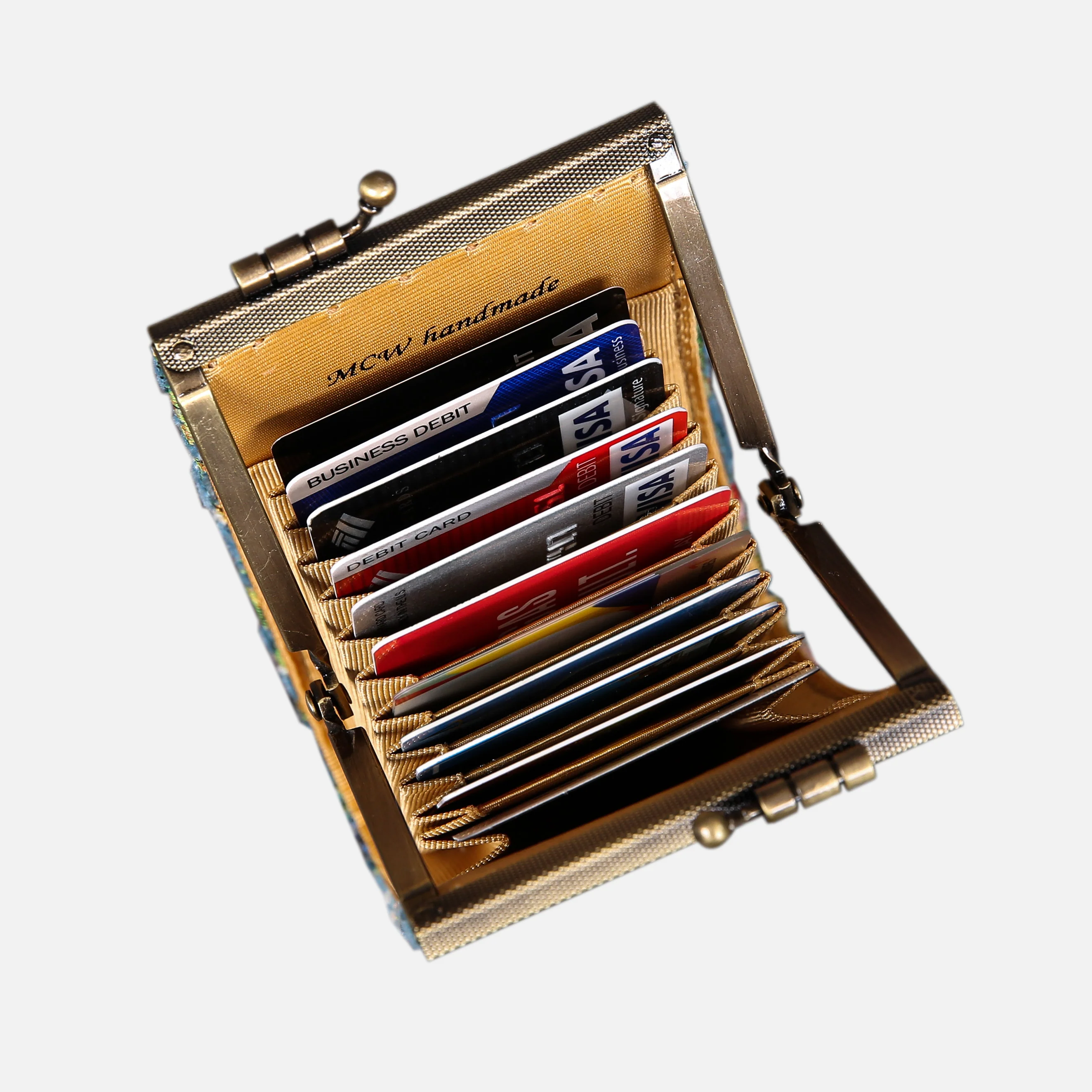 Oriental Blue Card Wallet - Image 7