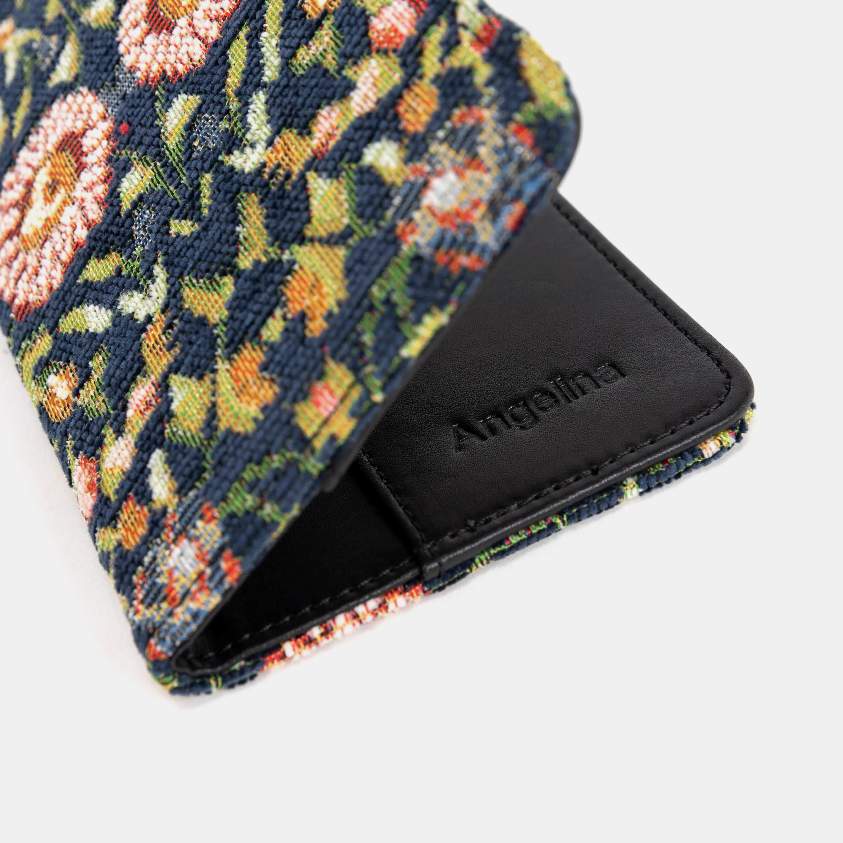 Oriental Navy Checkbook Cover - Image 4