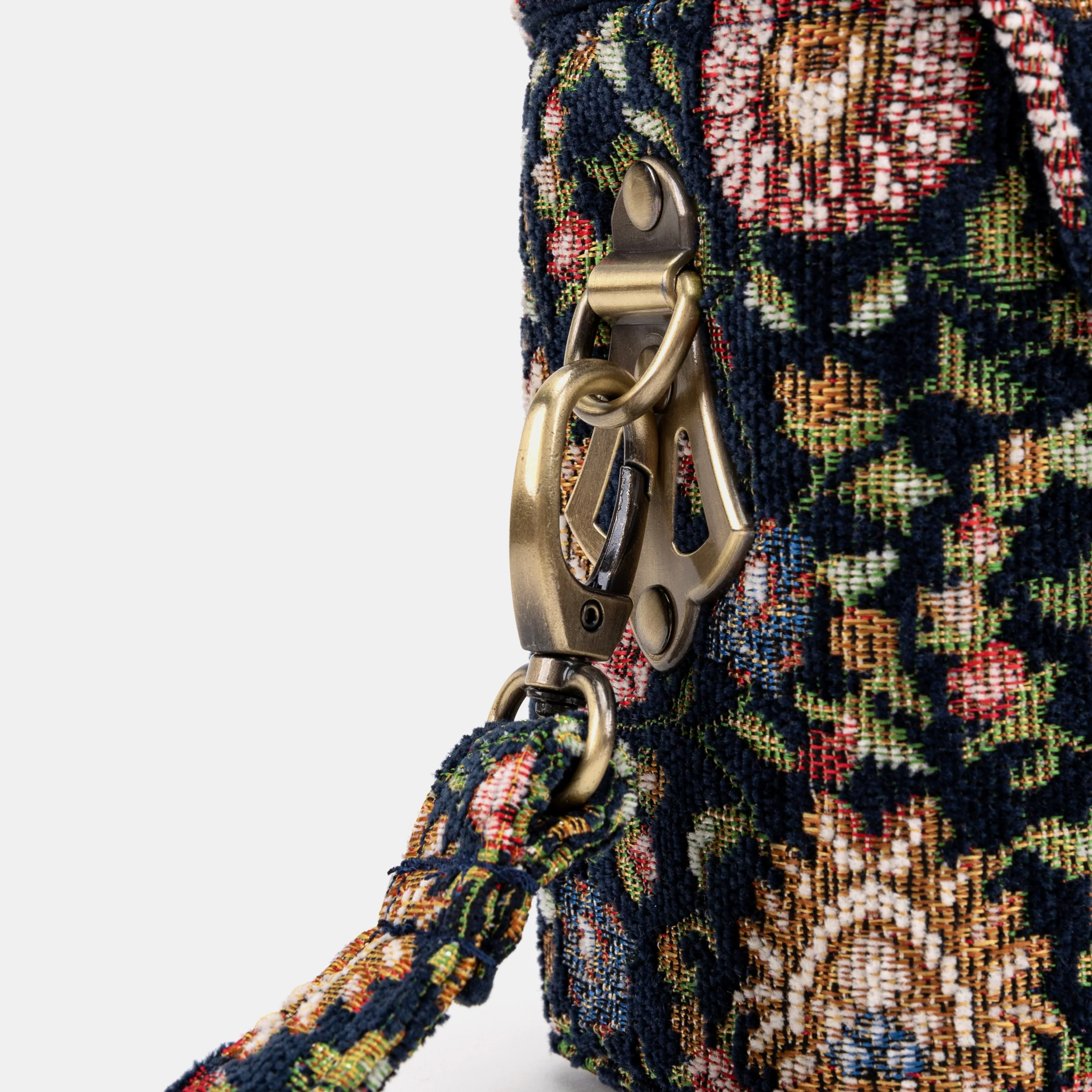 Oriental Navy Emma Small Train Case Crossbody - Image 8