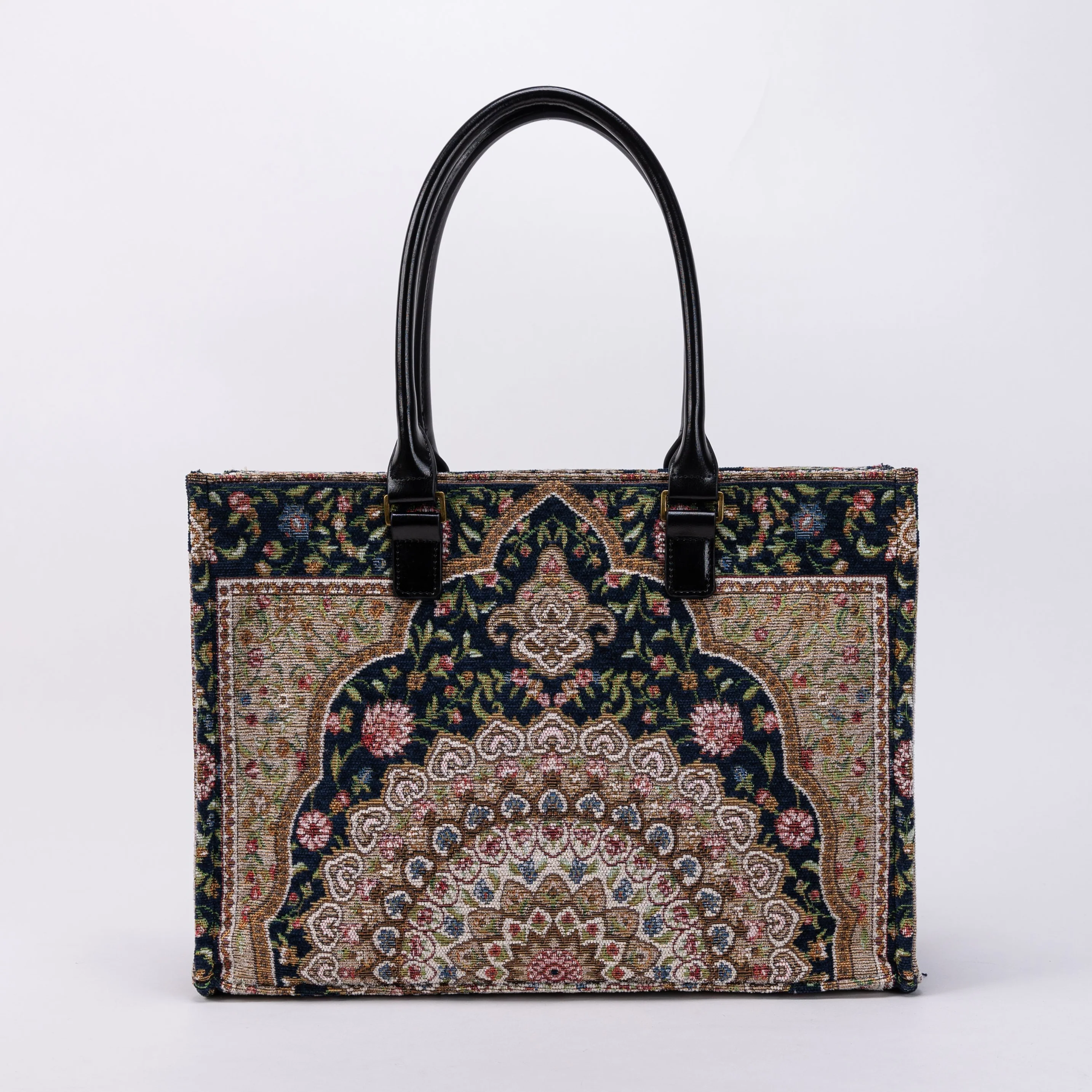 Oriental Navy Laptop Work Tote