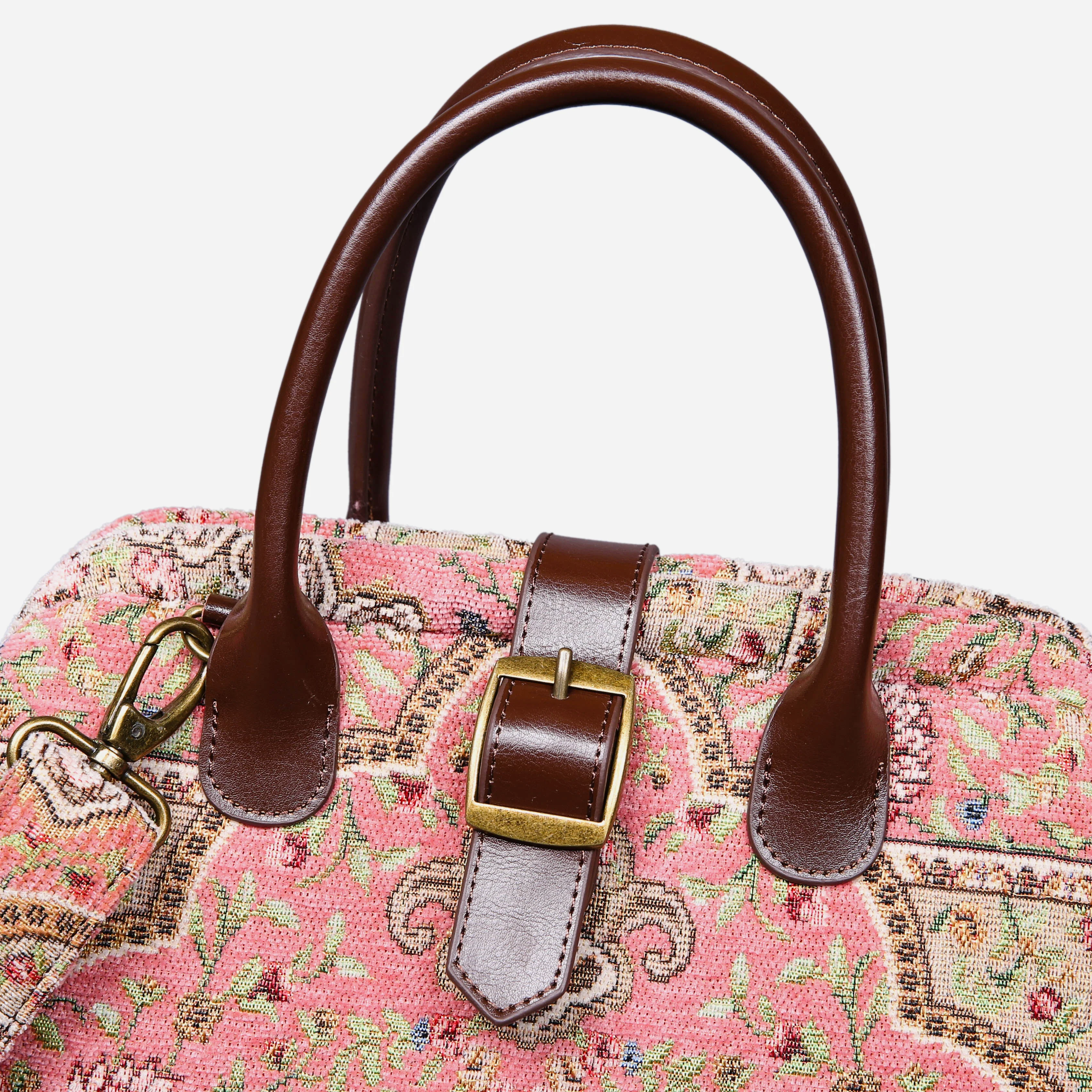 Oriental Pink Carpet Handbag Purse - Image 6