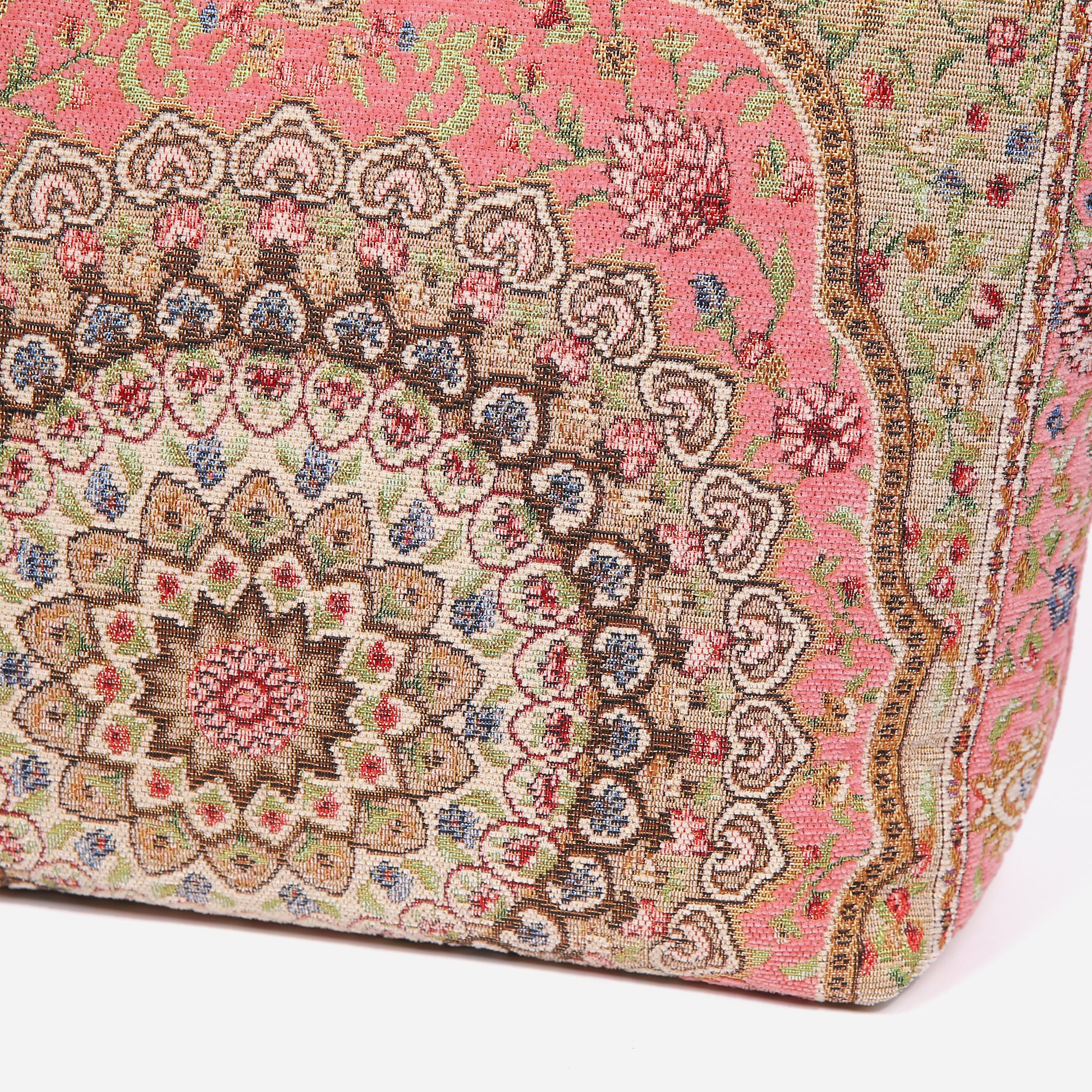 Oriental Pink Carpet Tote Shopper - Image 4