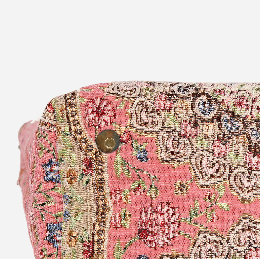 Oriental Pink Carpet Tote Shopper - Image 7