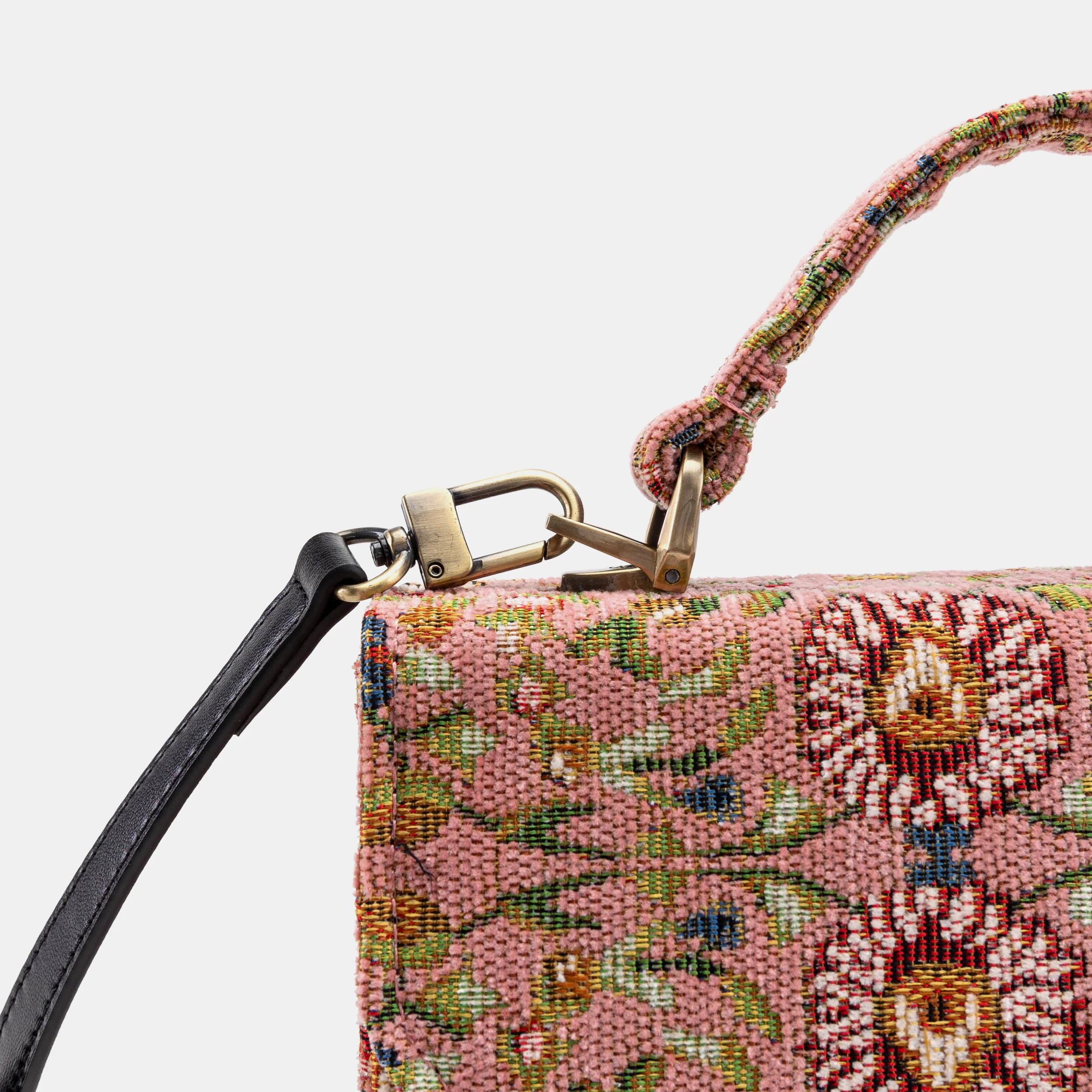 Oriental Pink Flap Satchel - Image 8