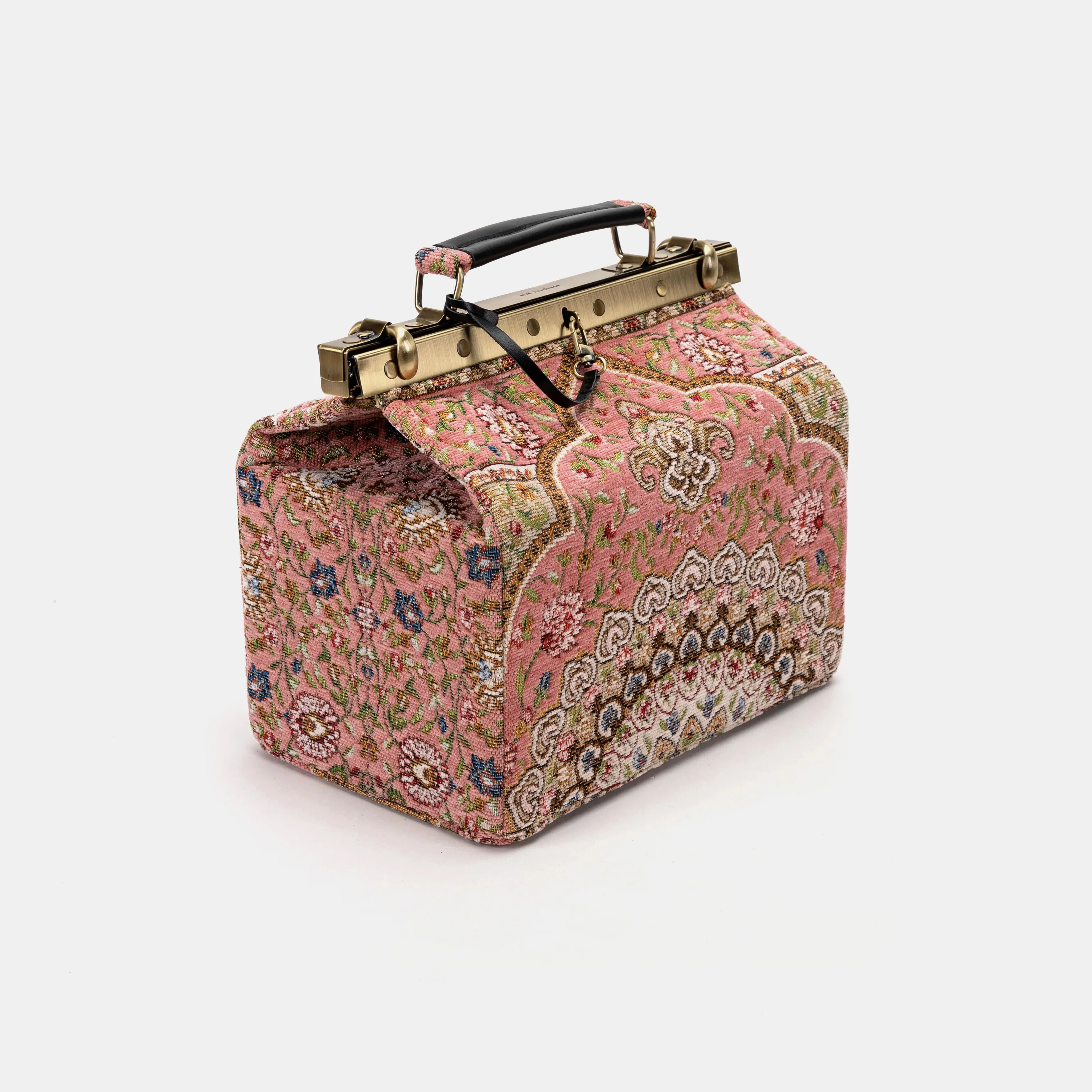 Oriental Pink Vivienne Carpet Purse Gladstone Bag - Image 4