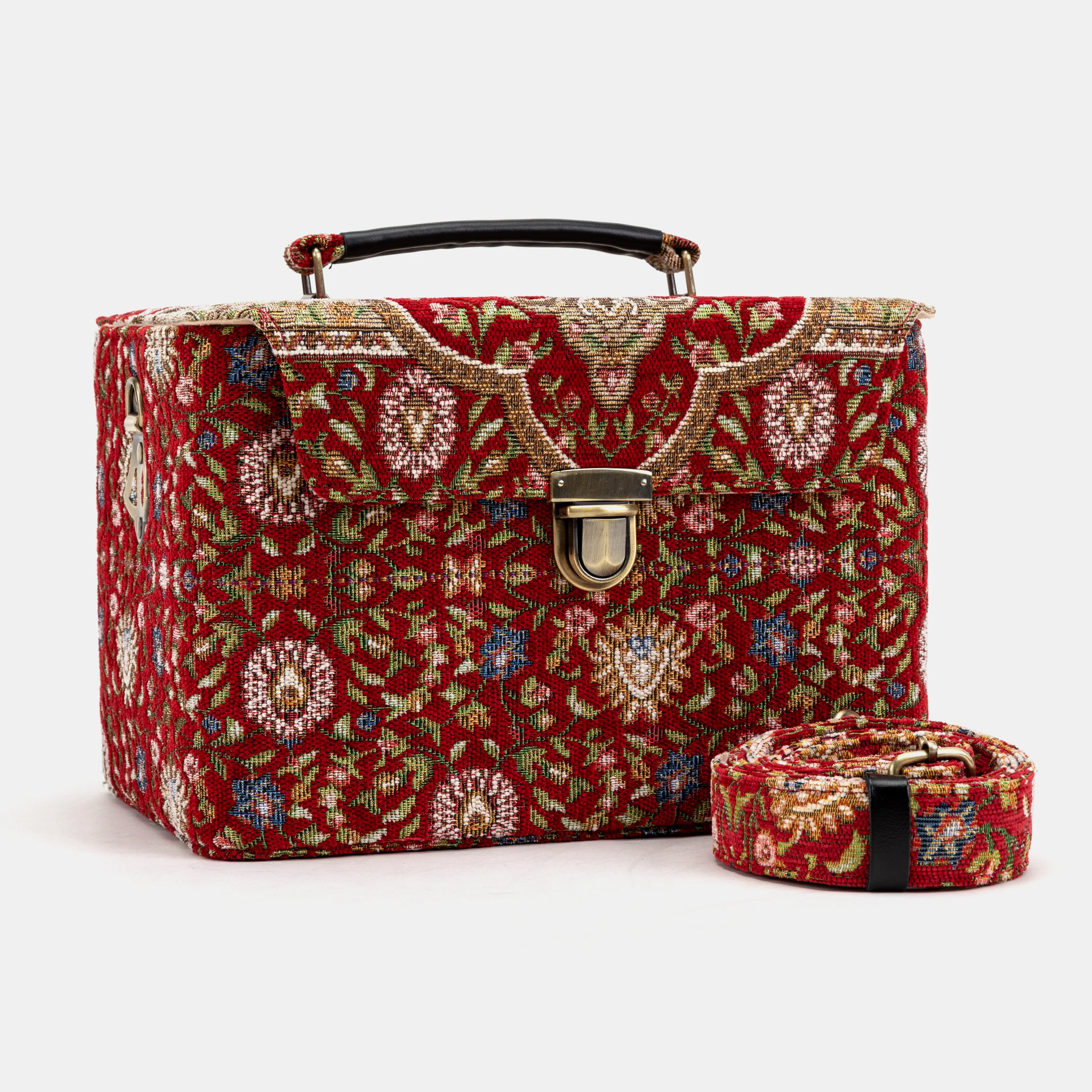 Oriental Red Josephine Large Train Case - Image 2