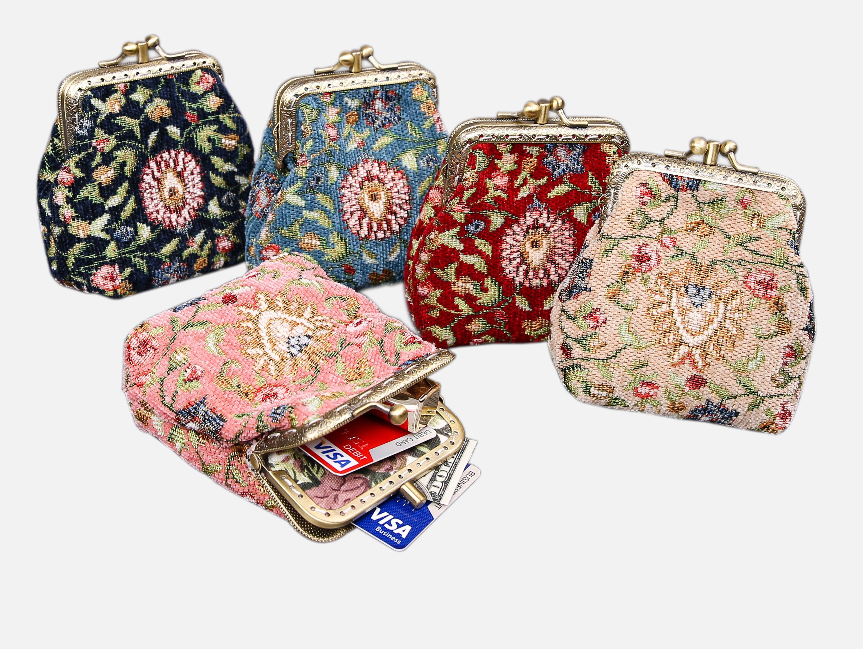 Oriental Series Double Kiss Clasp Coin Purse - Image 7