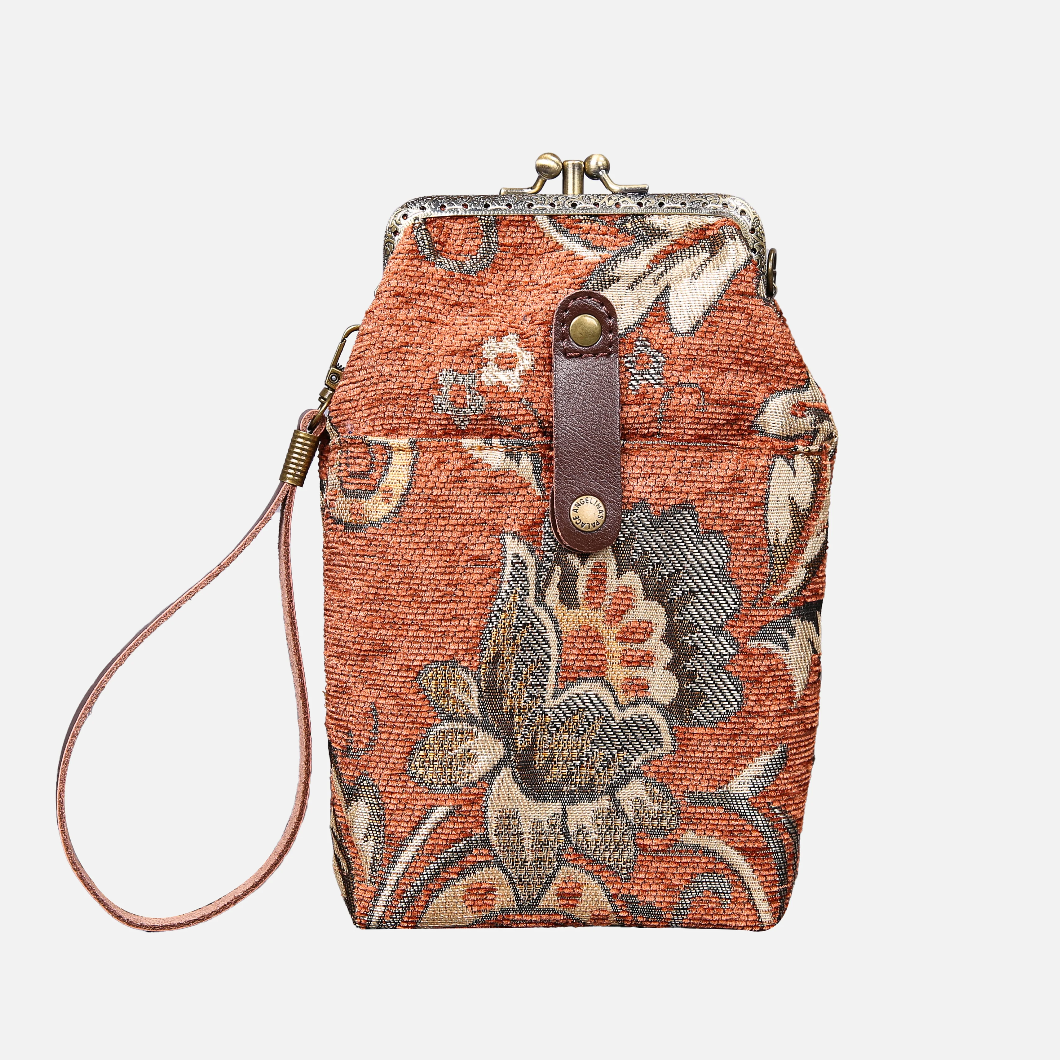 Paisley Orange Carpet Phone Case - Image 2