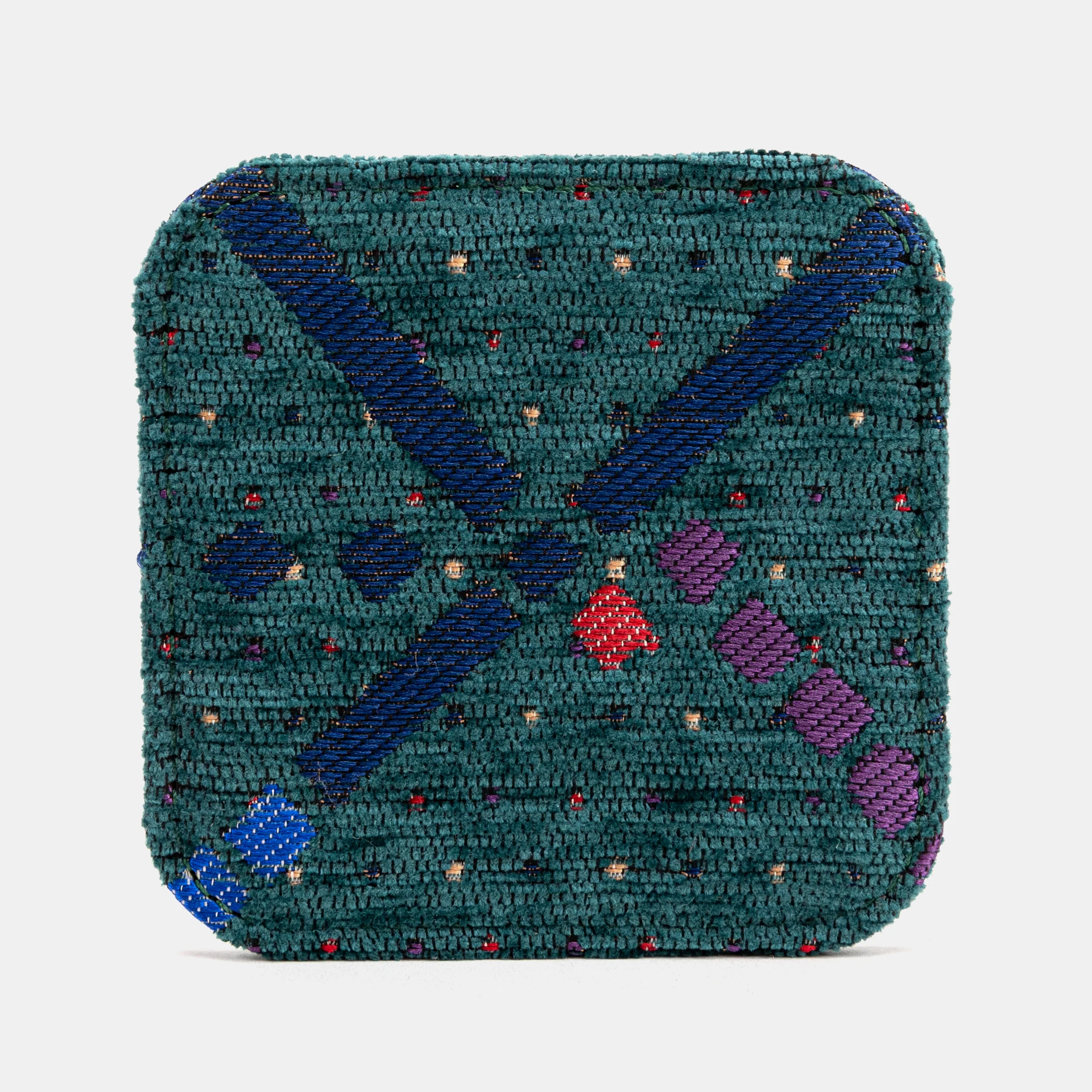 PDX Portland Airport Square Coaster Set with Holder - Image 3