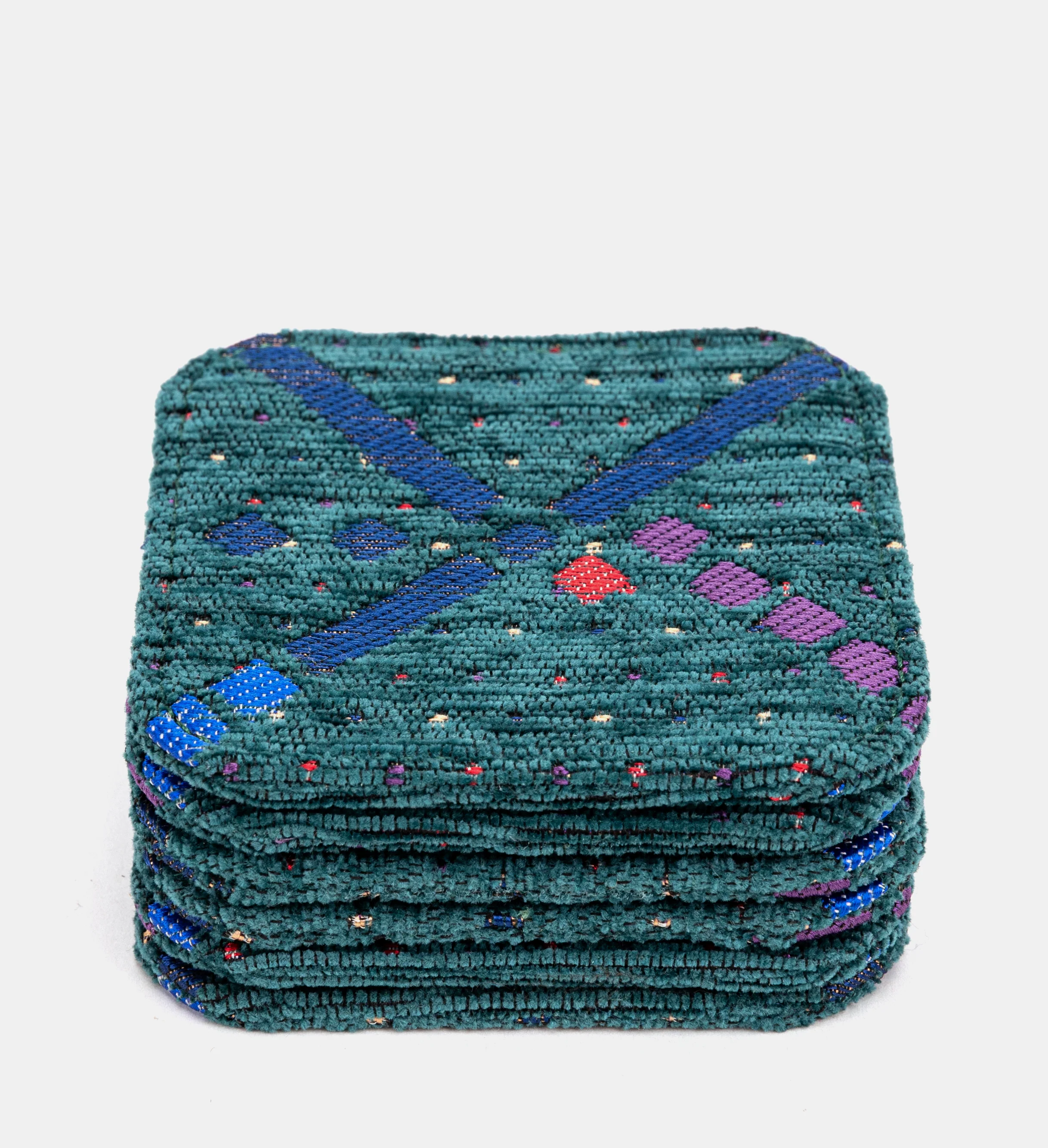 PDX Portland Airport Square Coaster Set with Holder - Image 4