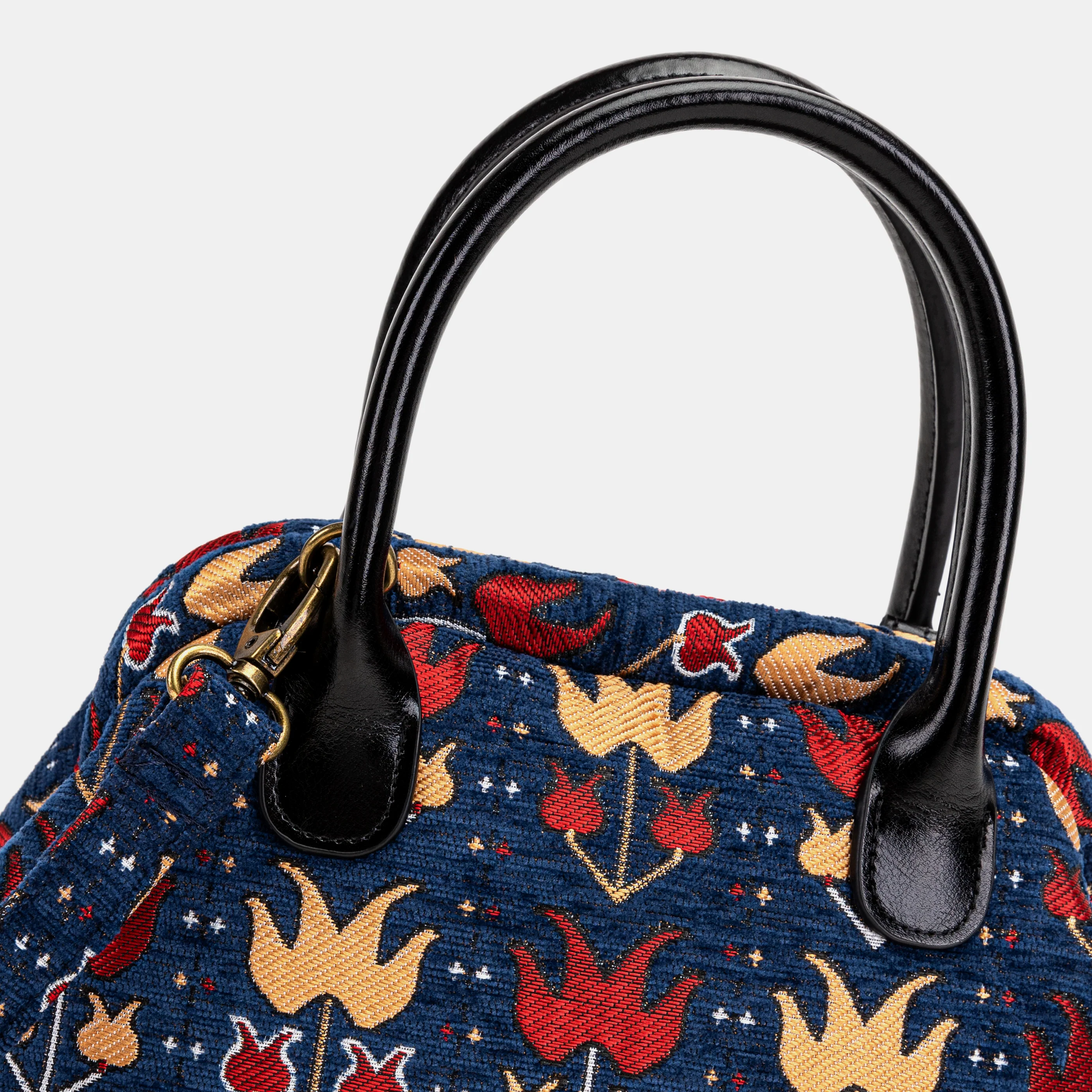 Poppy Bloom Carpet Satchel - Image 4