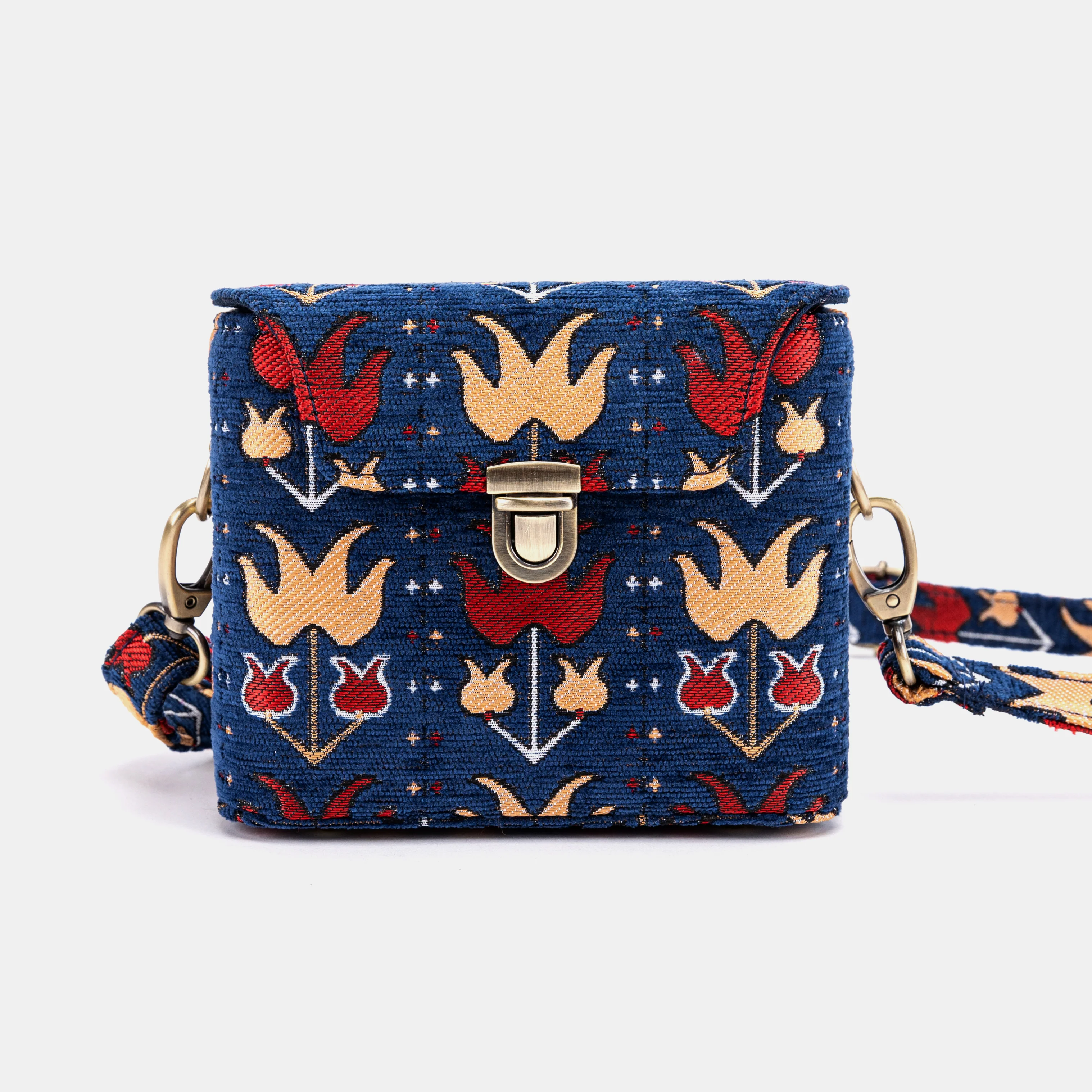 Poppy Bloom Emma Small Train Case Crossbody
