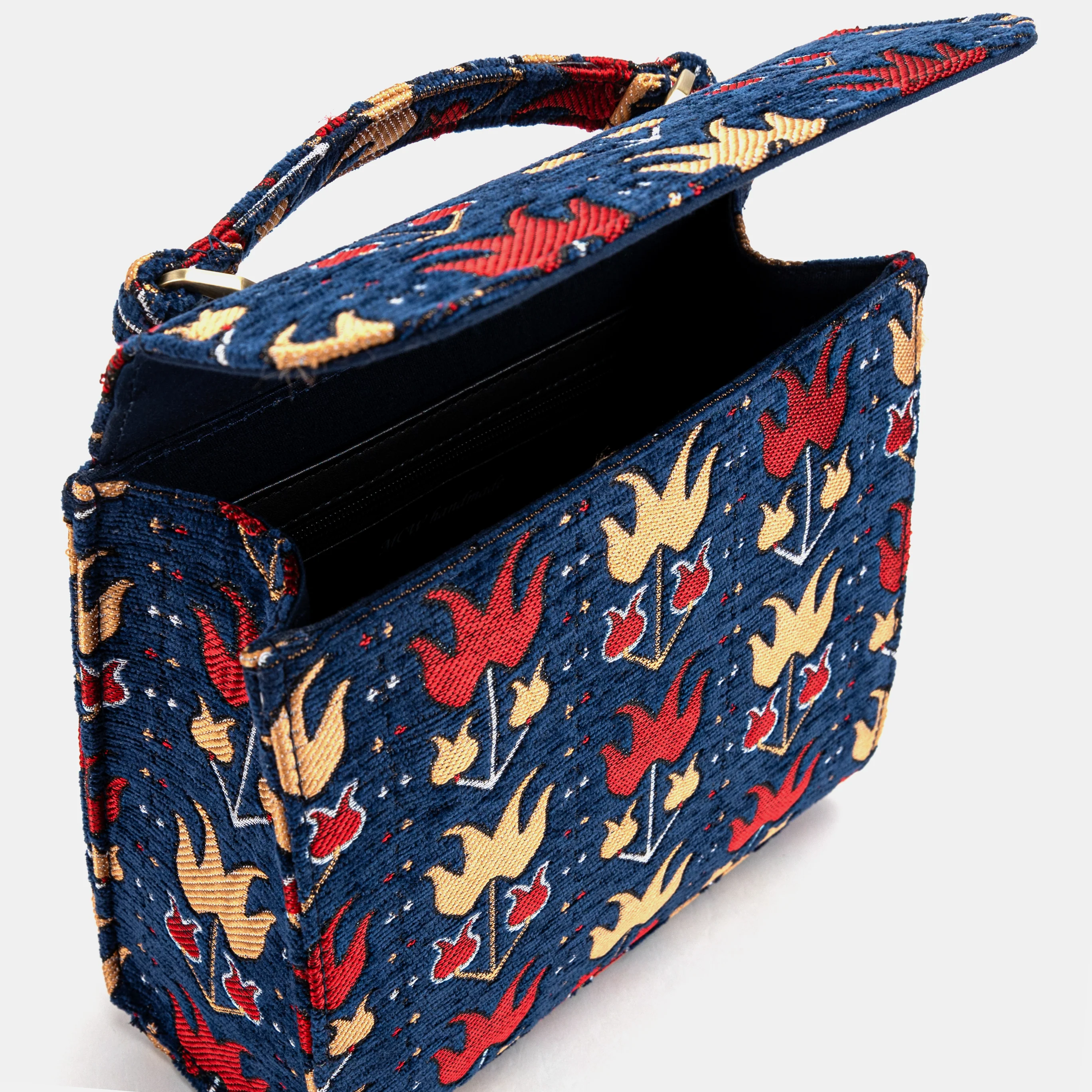 Poppy Bloom Flap Satchel - Image 7