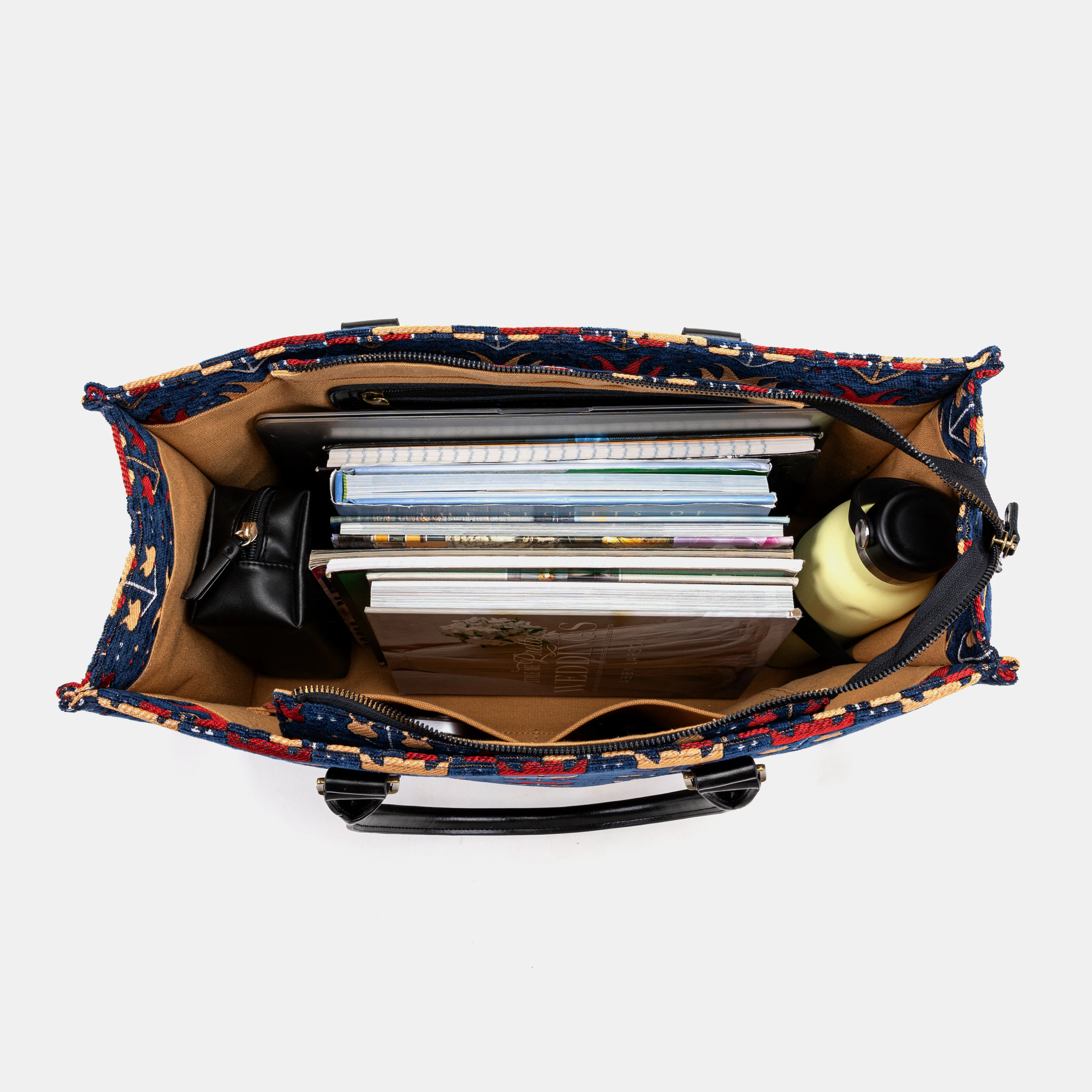 Poppy Bloom Laptop Work Tote - Image 7