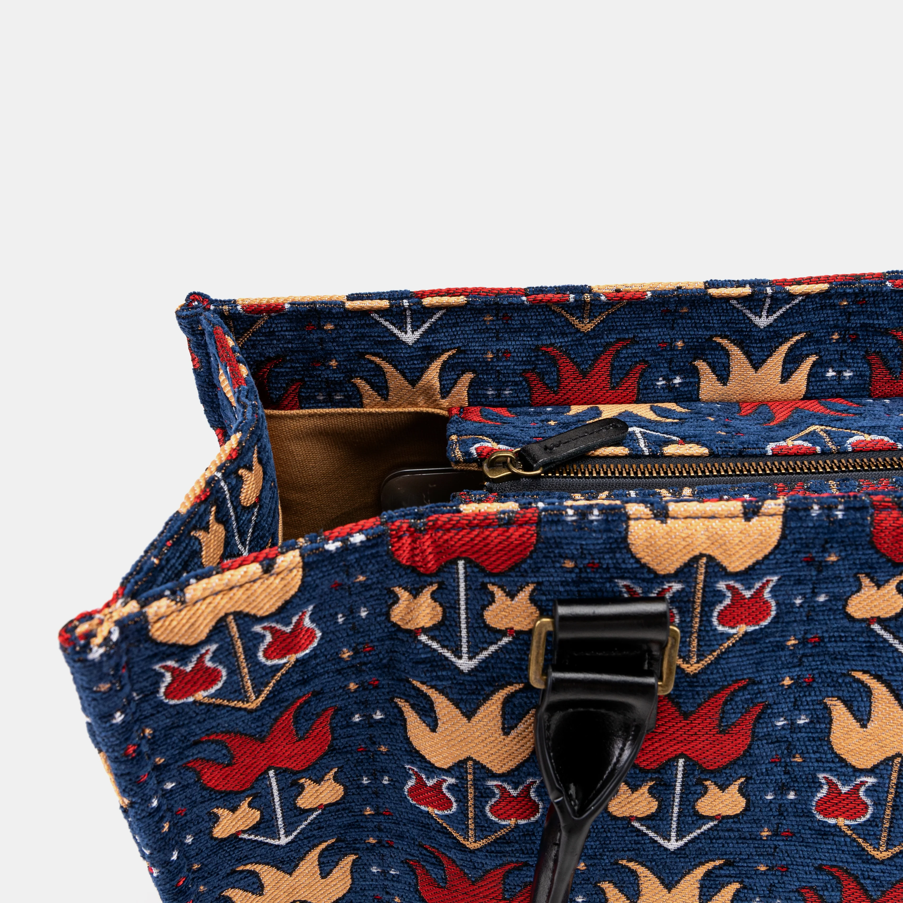 Poppy Bloom Laptop Work Tote - Image 8