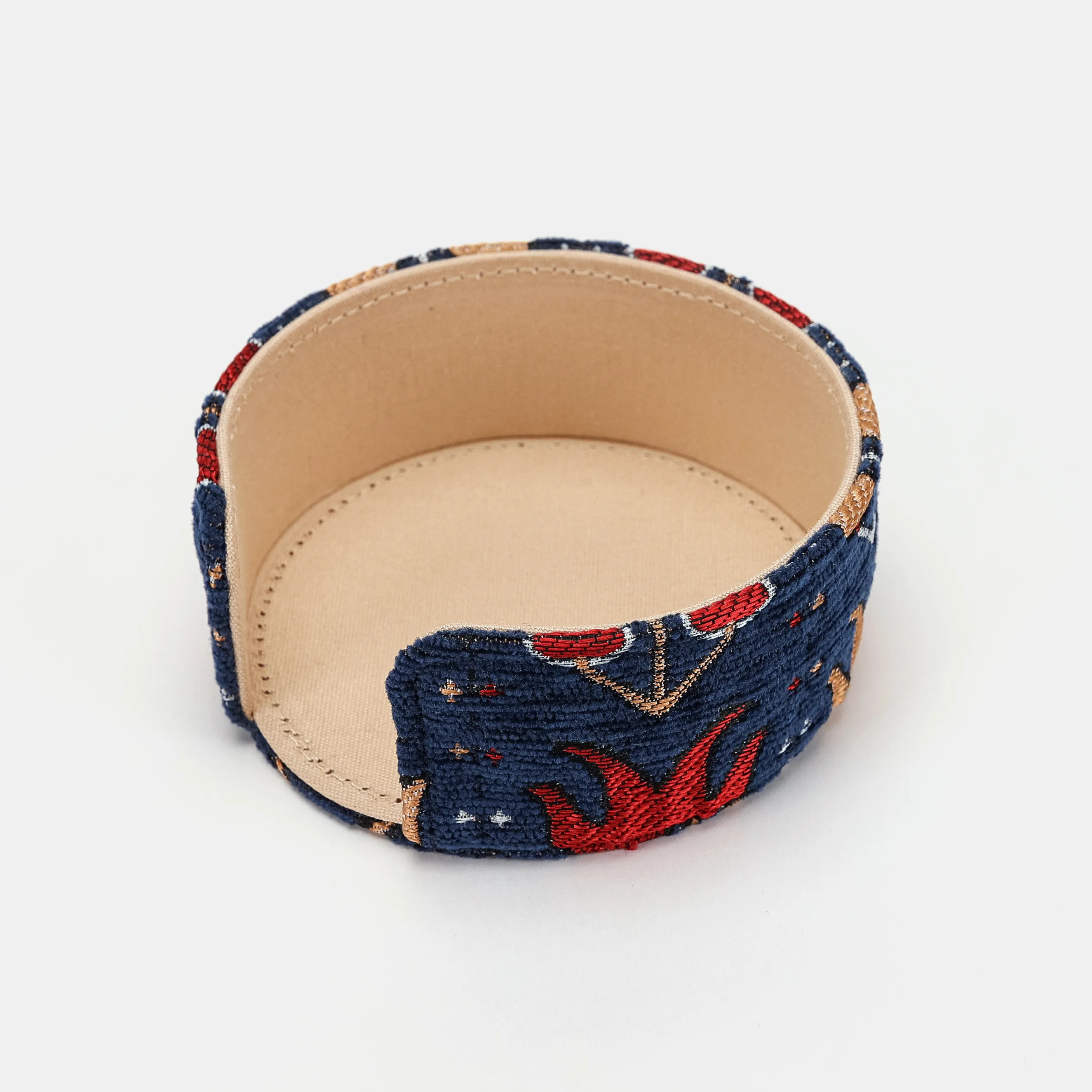 Poppy Bloom Round Coaster Set with Holder - Image 5