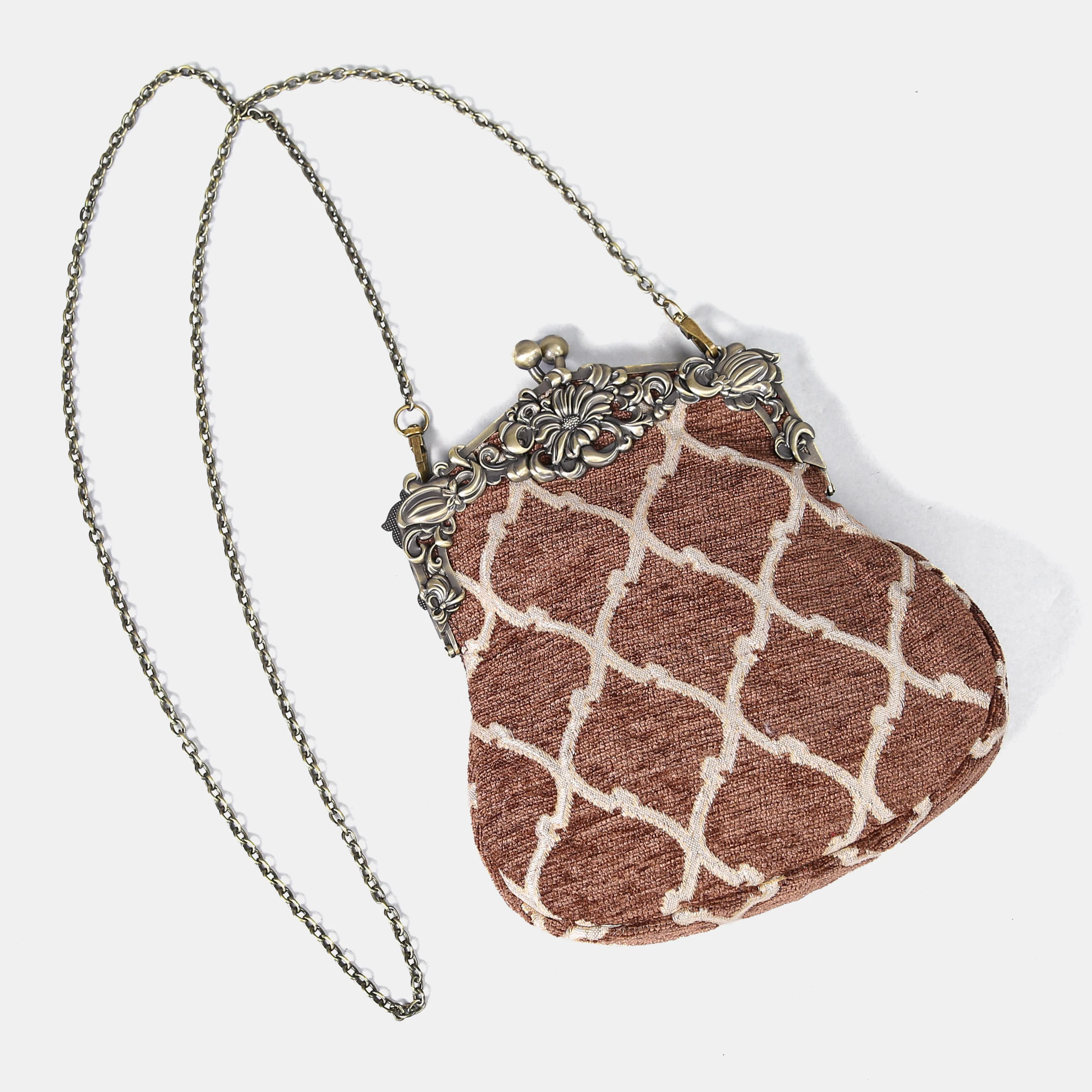 Quartz Cocoa Chatelaine Purse Large - Image 3