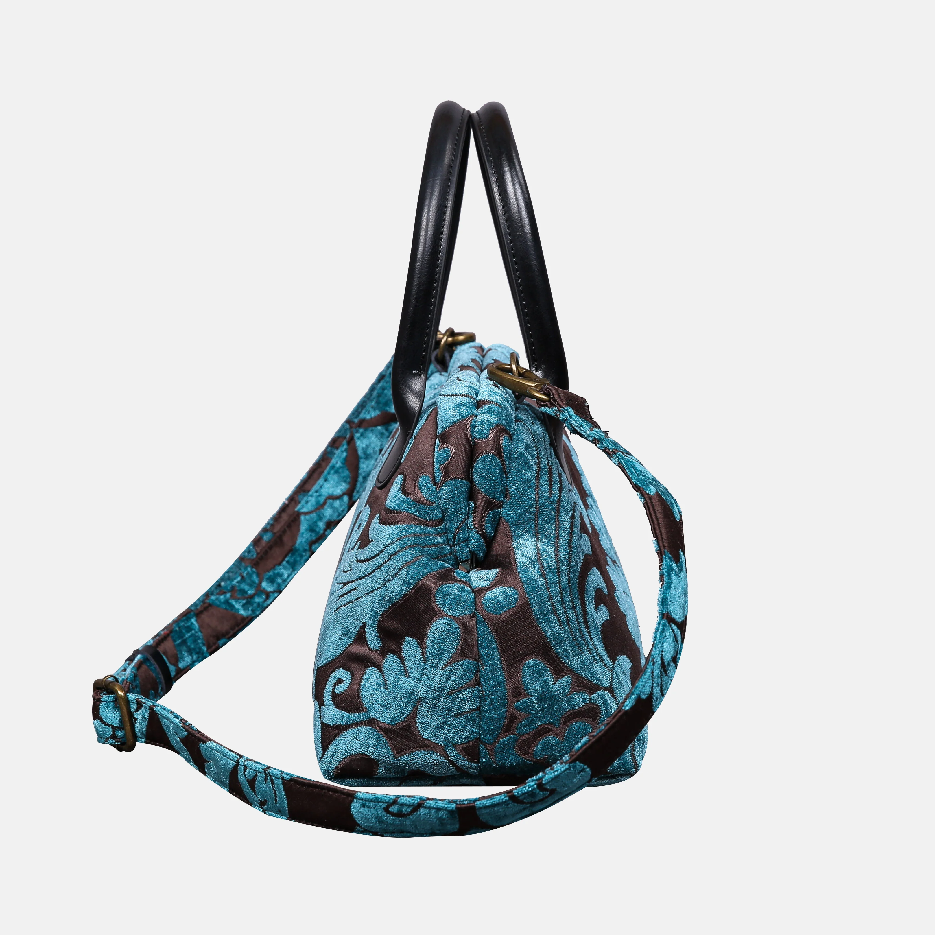 Queen Azure Blue Carpet Satchel - Image 3