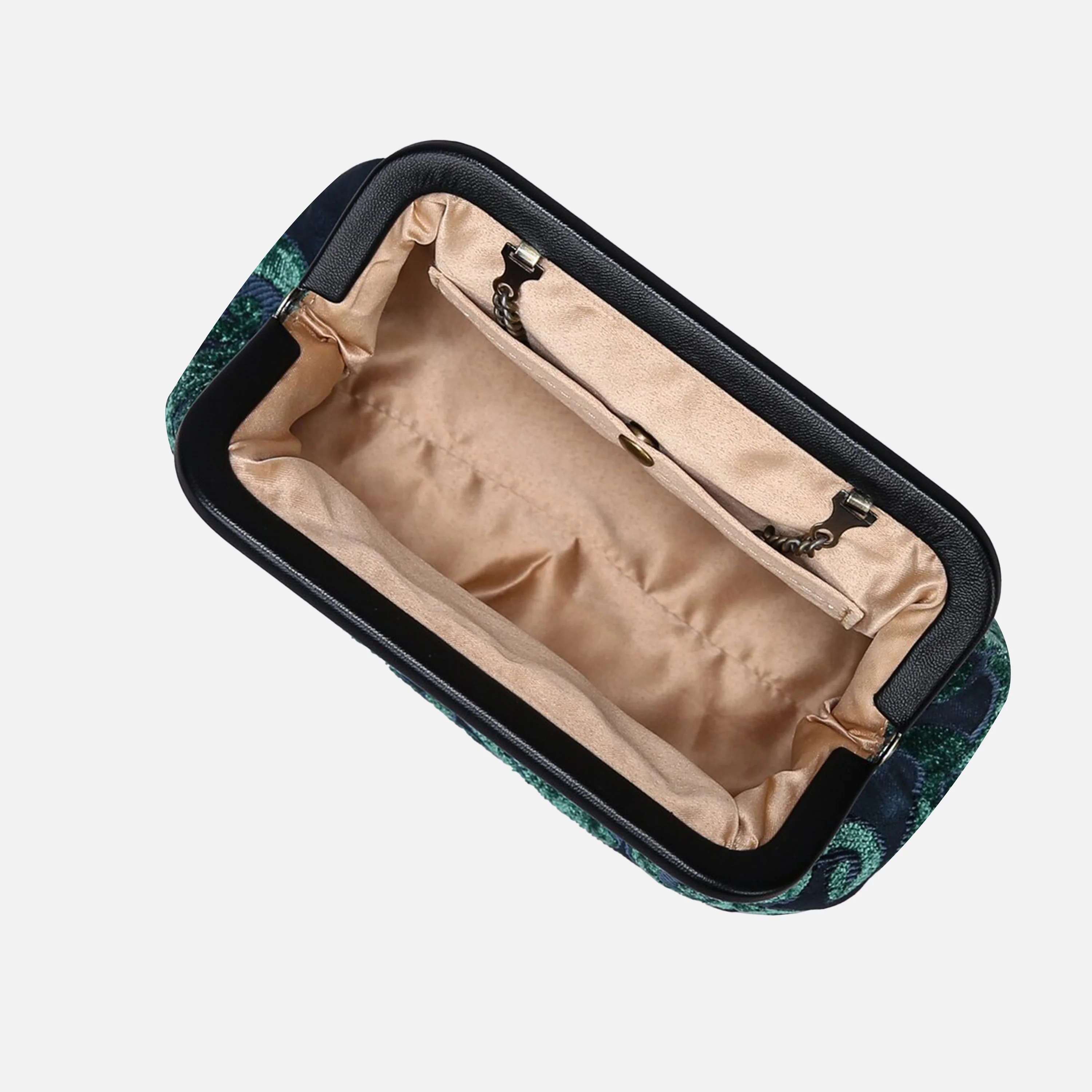 Queen Hunter Green Evening Bag Clutch - Image 6