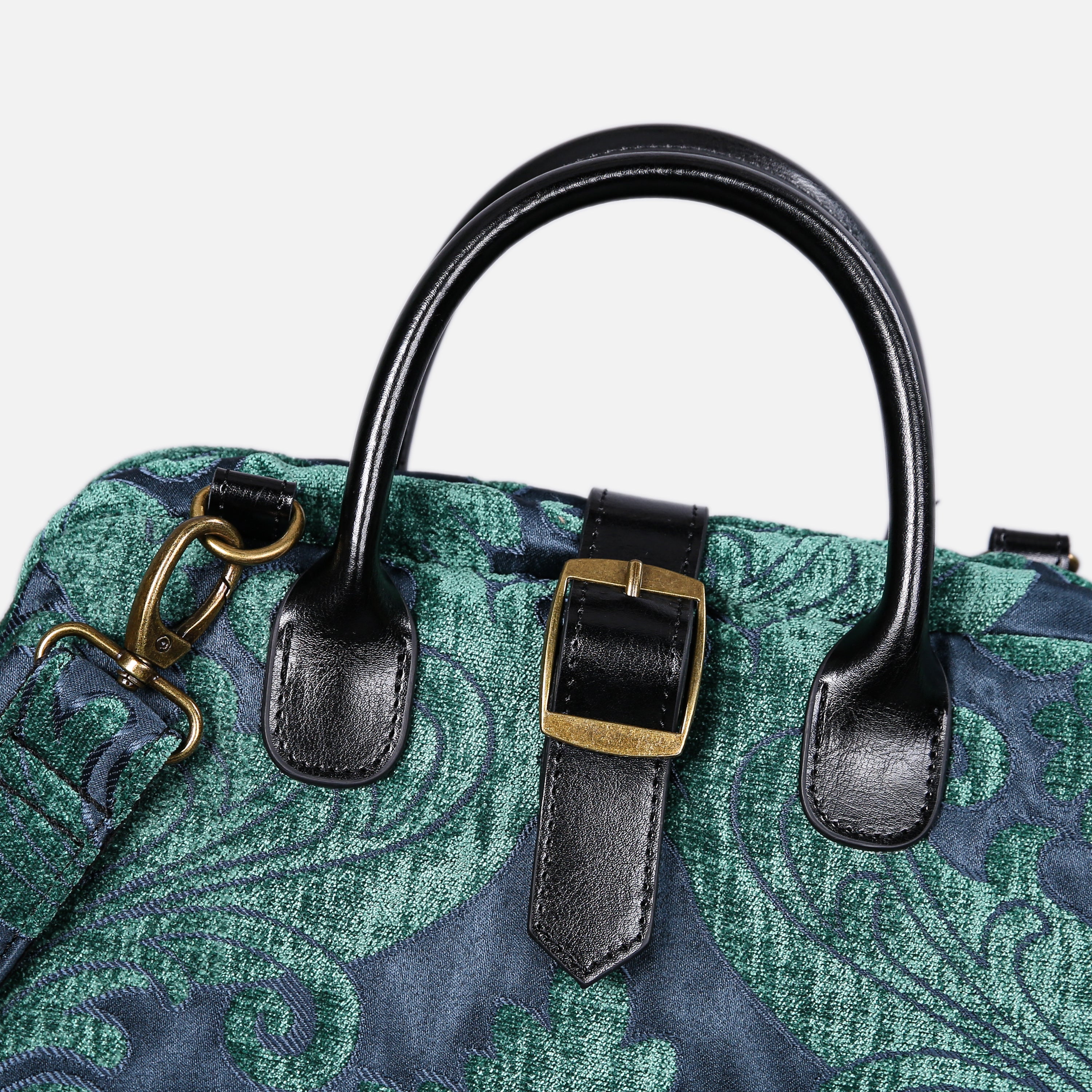 Queen Hunter Green Carpet Laptop Backpack - Image 4