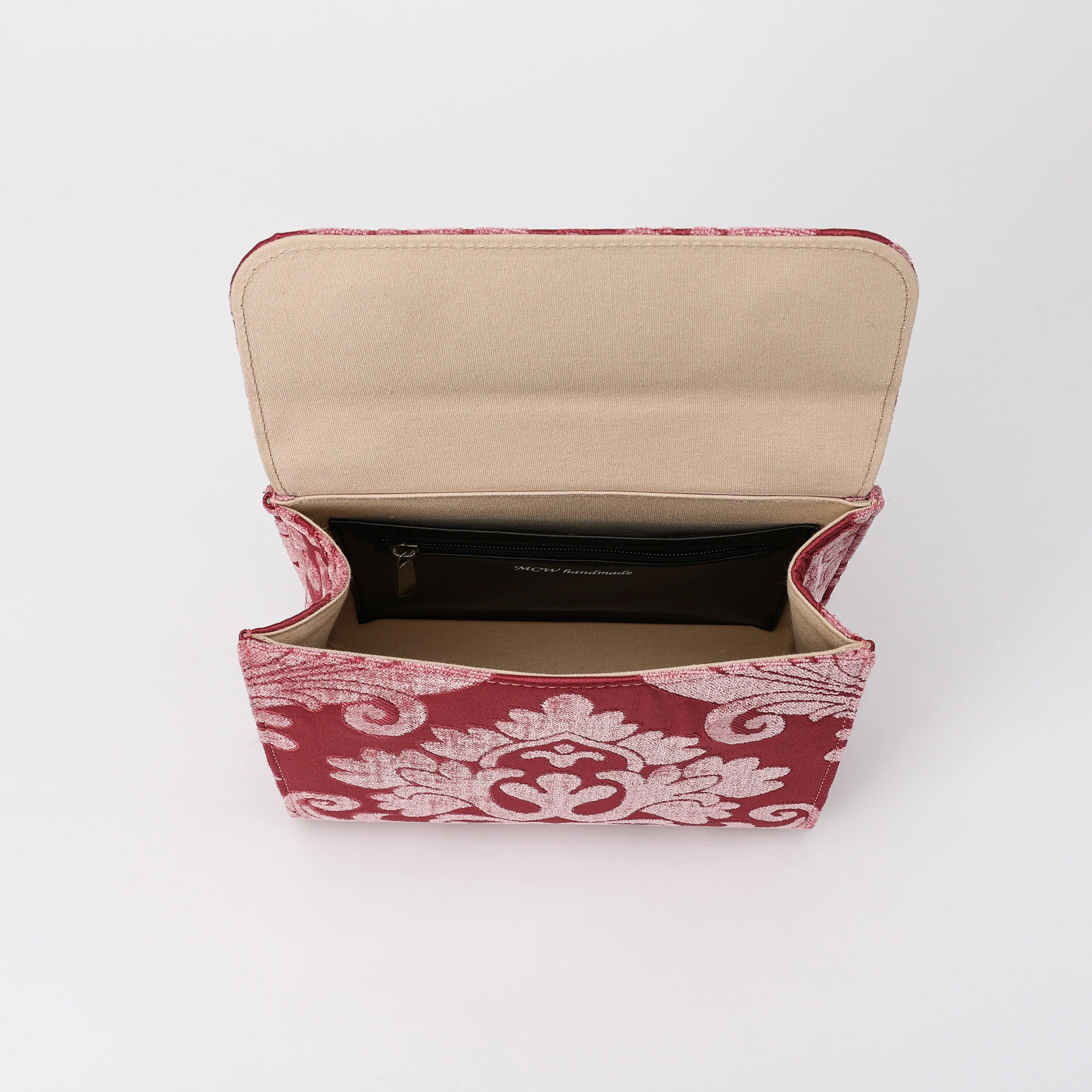 Queen Rose Pink Flap Satchel - Image 5