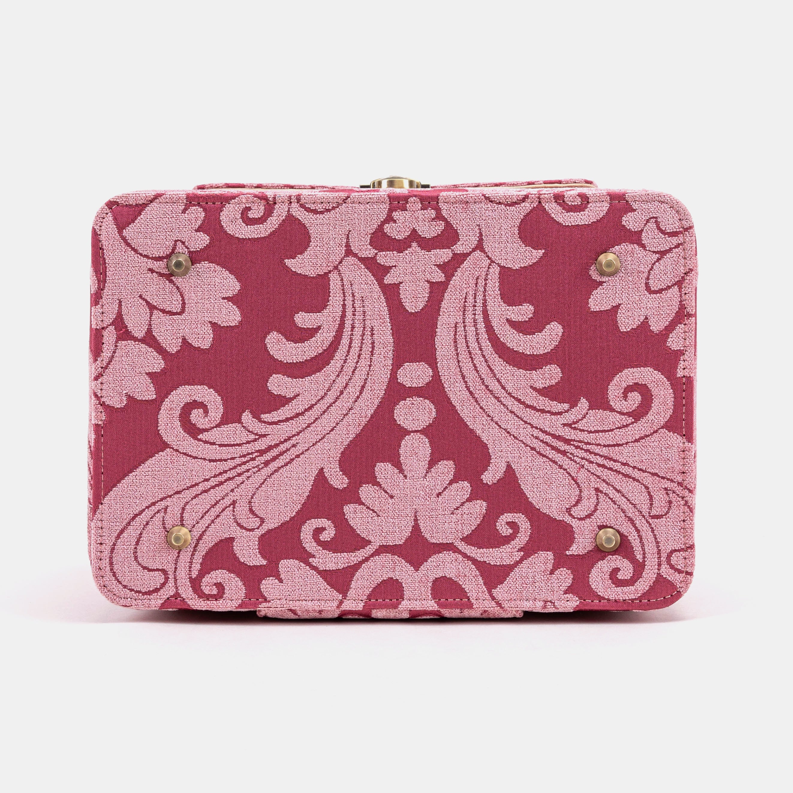 Queen Rose Pink Josephine Large Train Case - Image 8