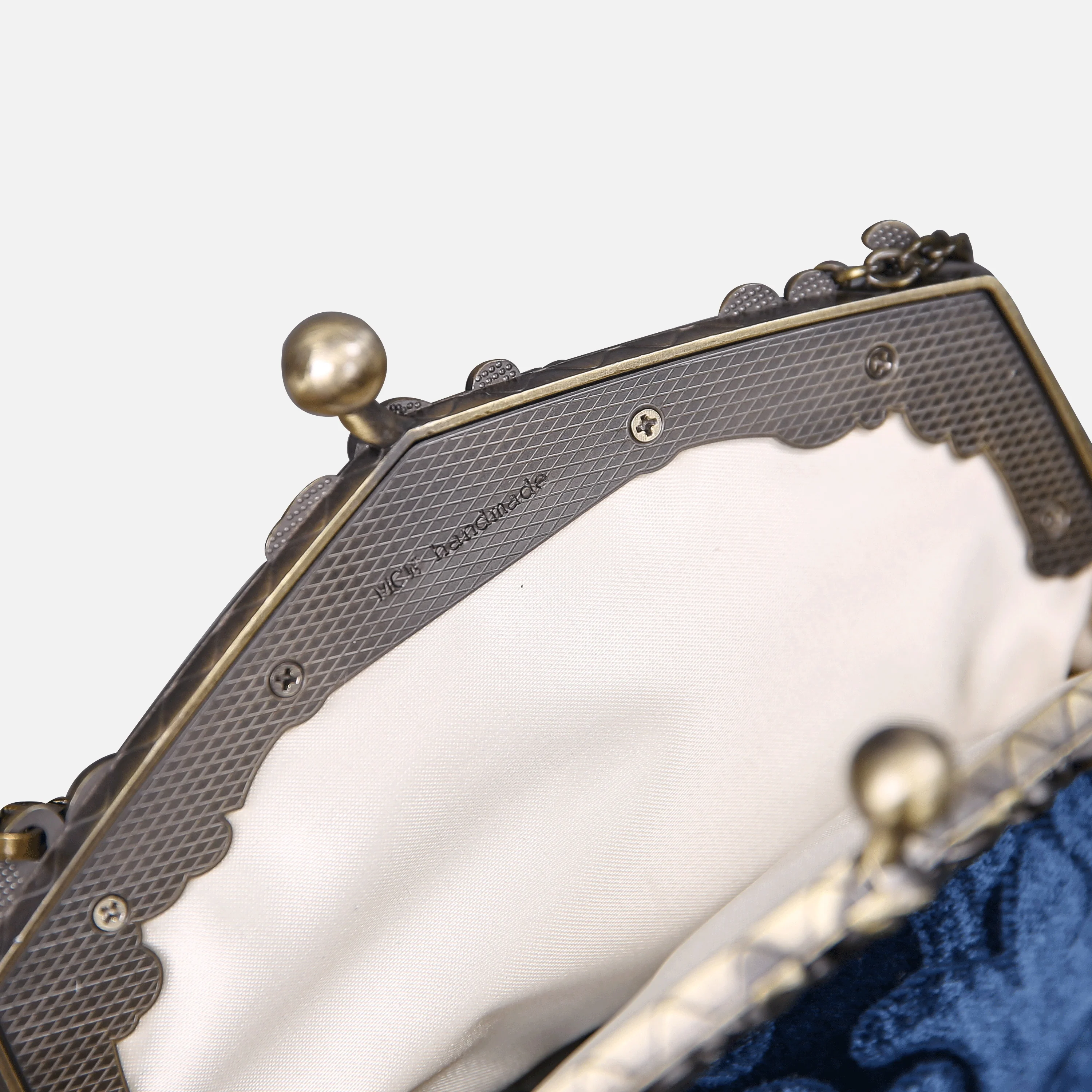 Queen Royal Blue Chatelaine Purse Large - Image 3