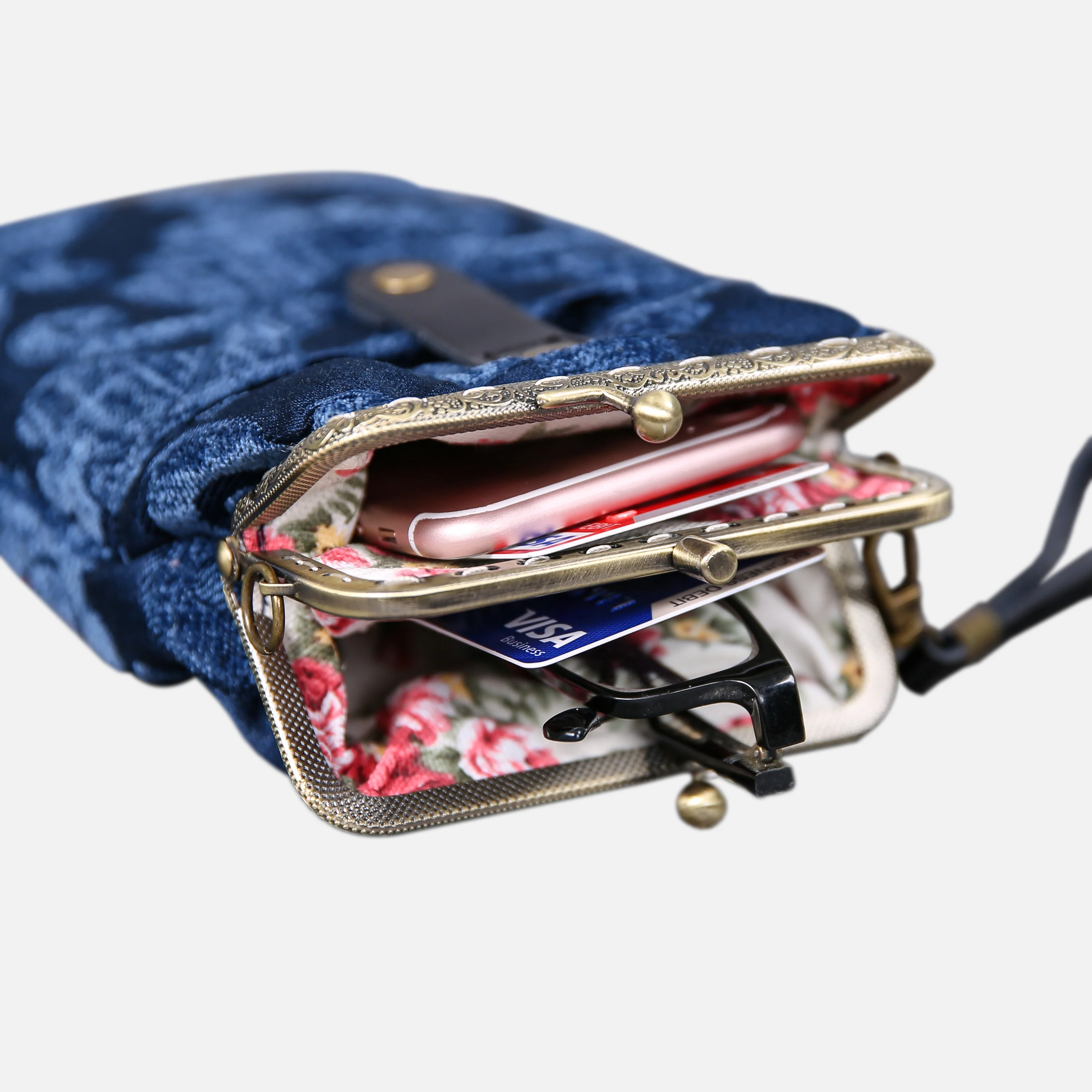 Queen Royal Blue Carpet Phone Case - Image 6