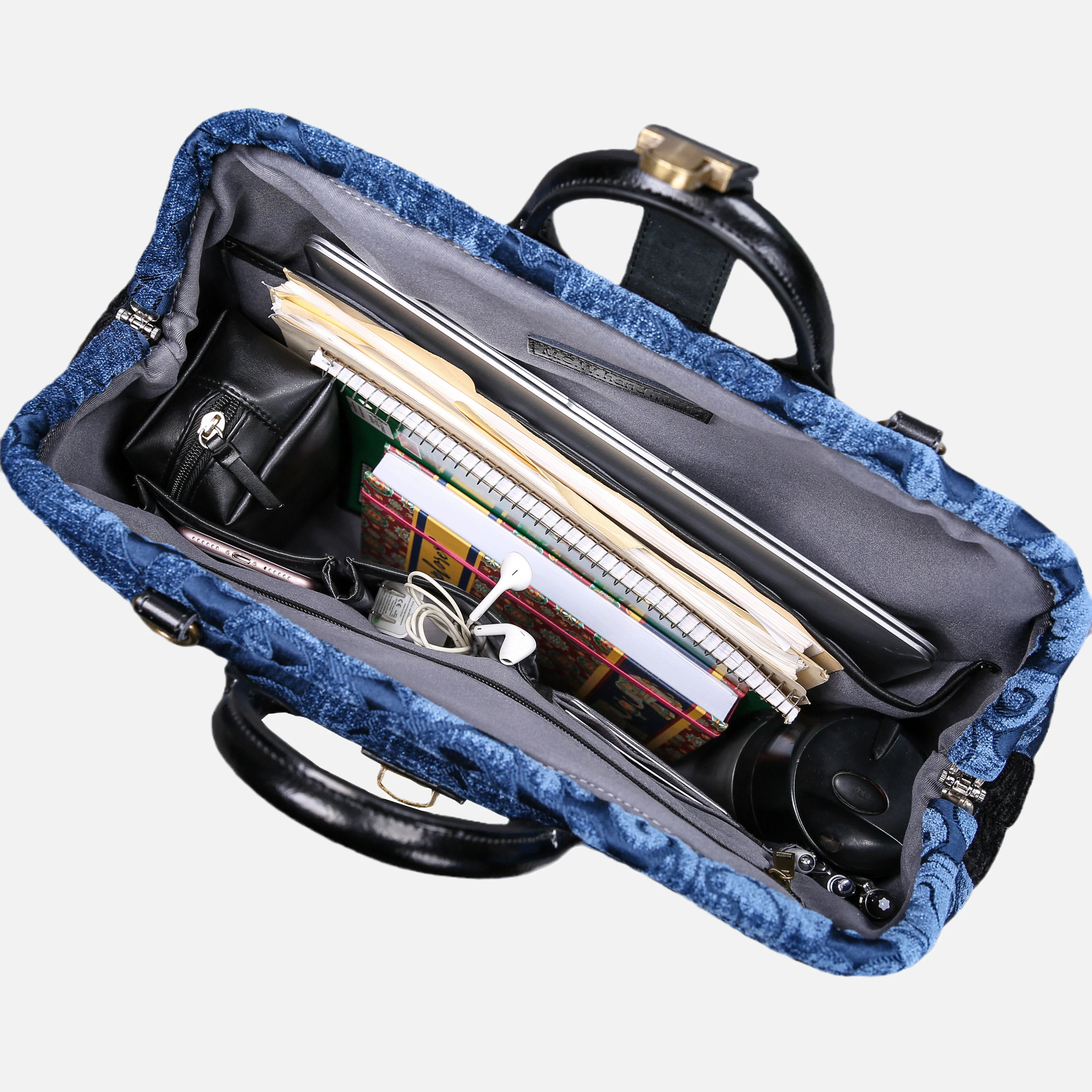 Queen Royal Blue Laptop Work Bag - Image 4
