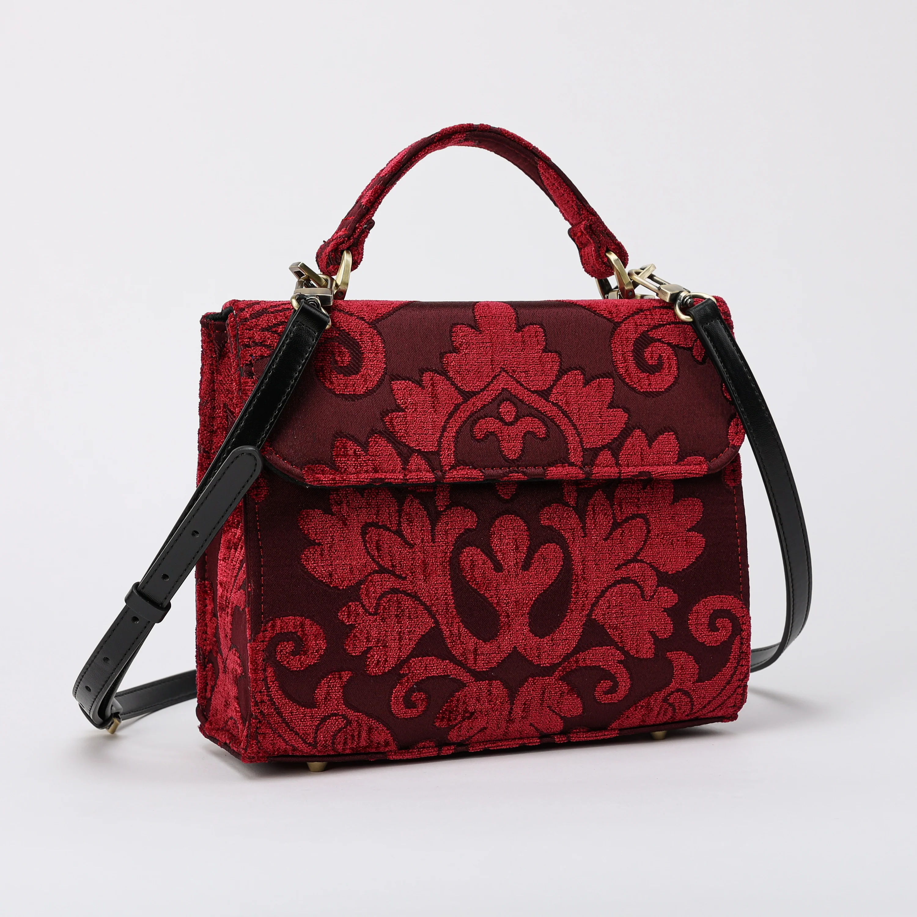 Queen Wine Flap Satchel - Image 3