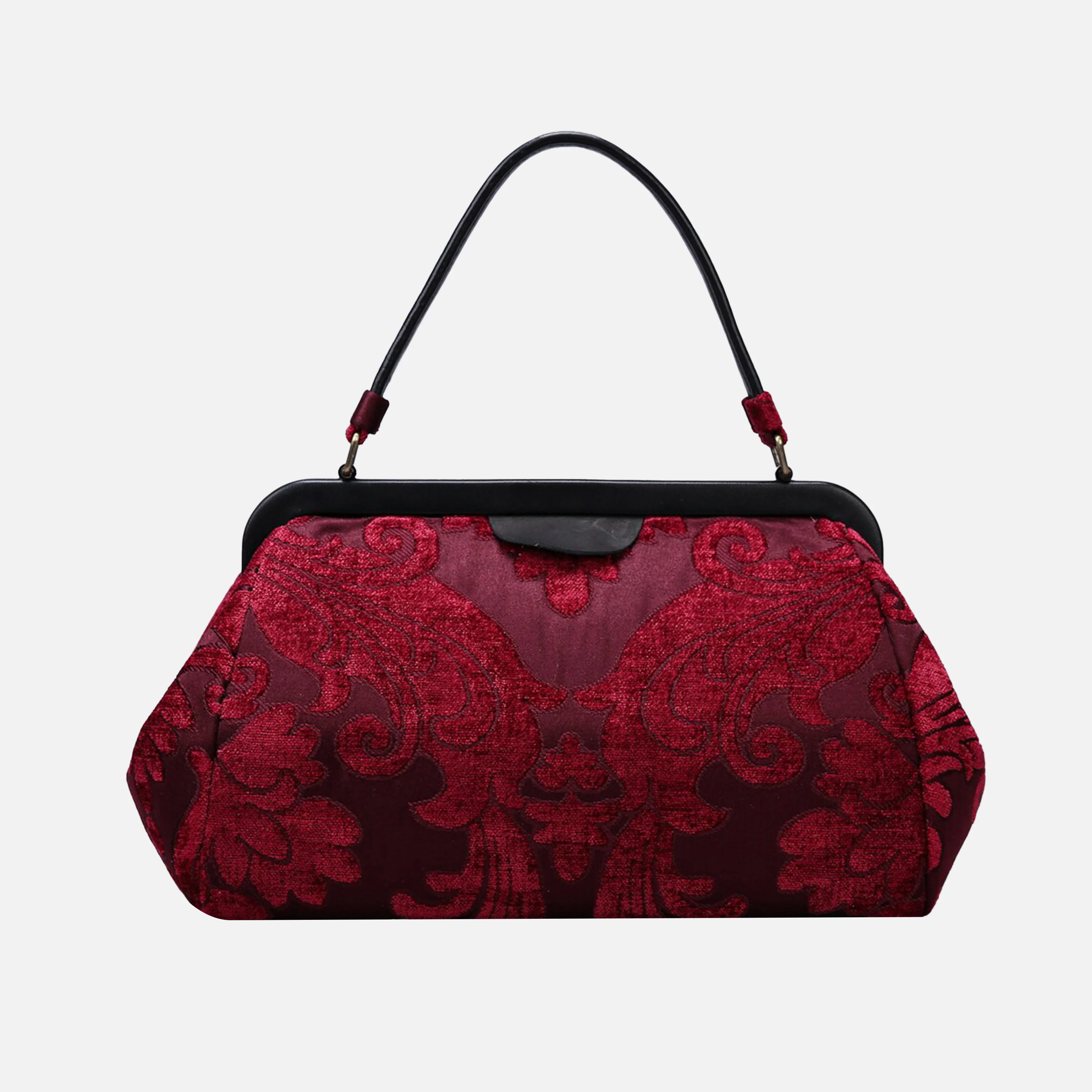 Queen Wine Top Handle Purse - Image 3