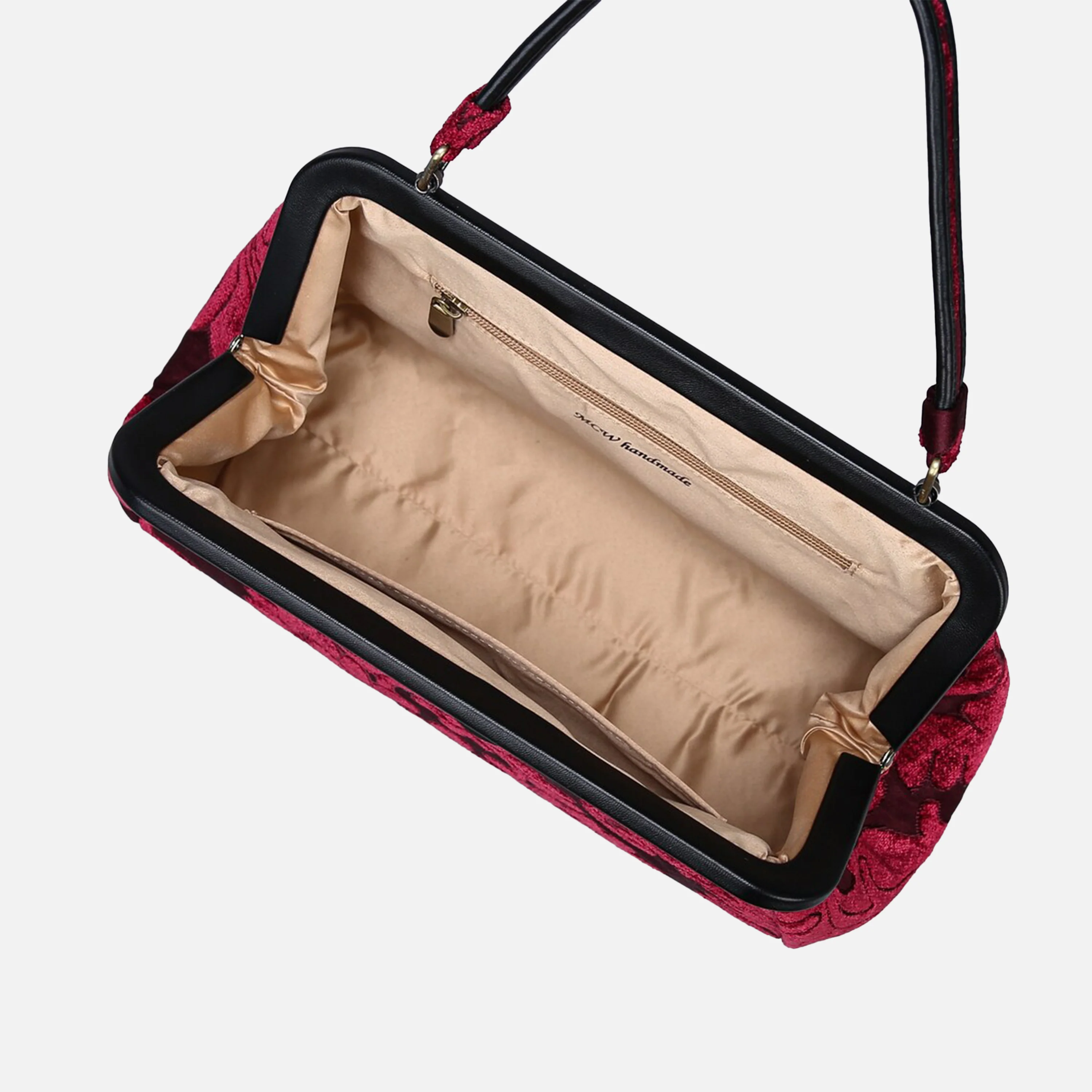 Queen Wine Top Handle Purse - Image 6