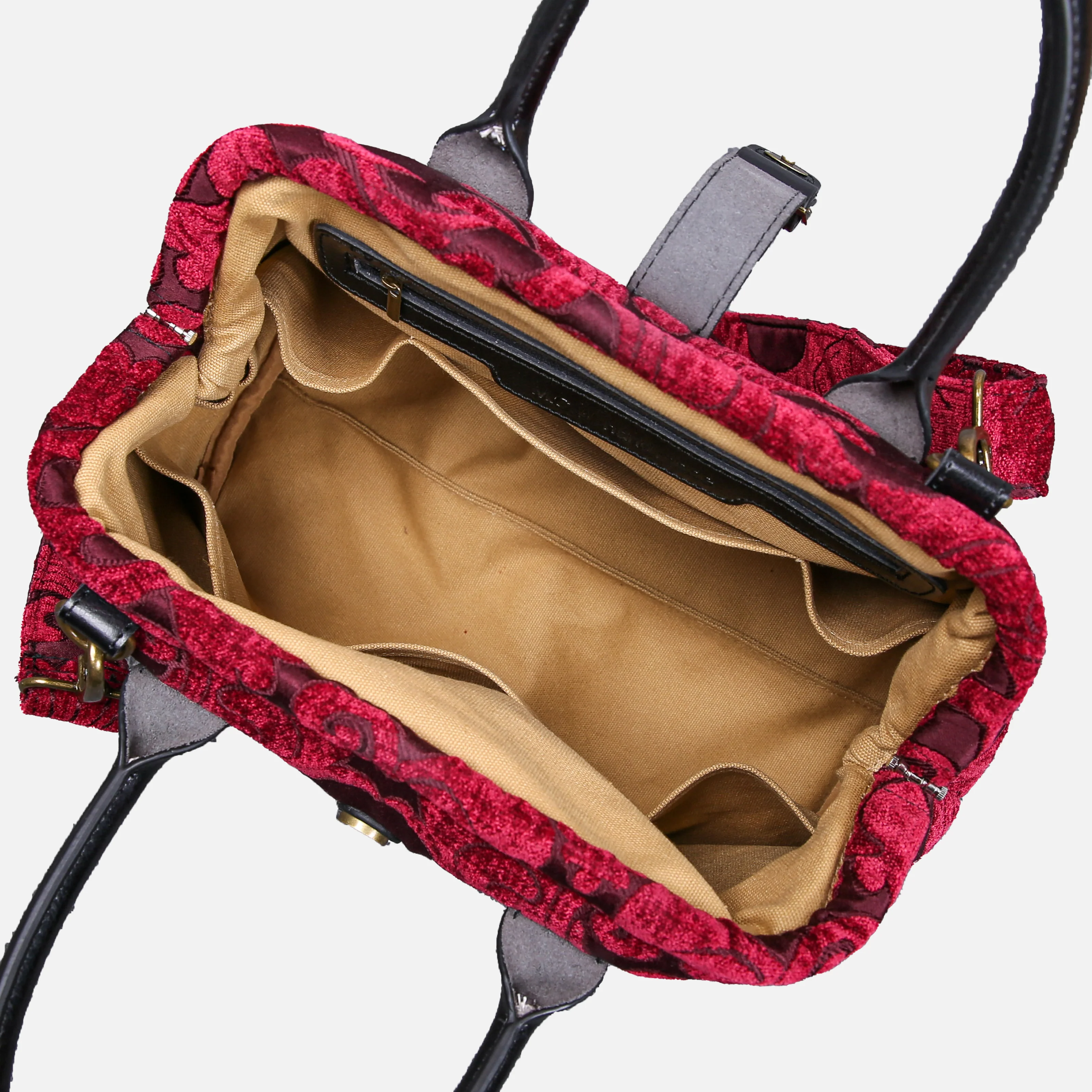 Queen Wine Carpet Handbag Purse - Image 6