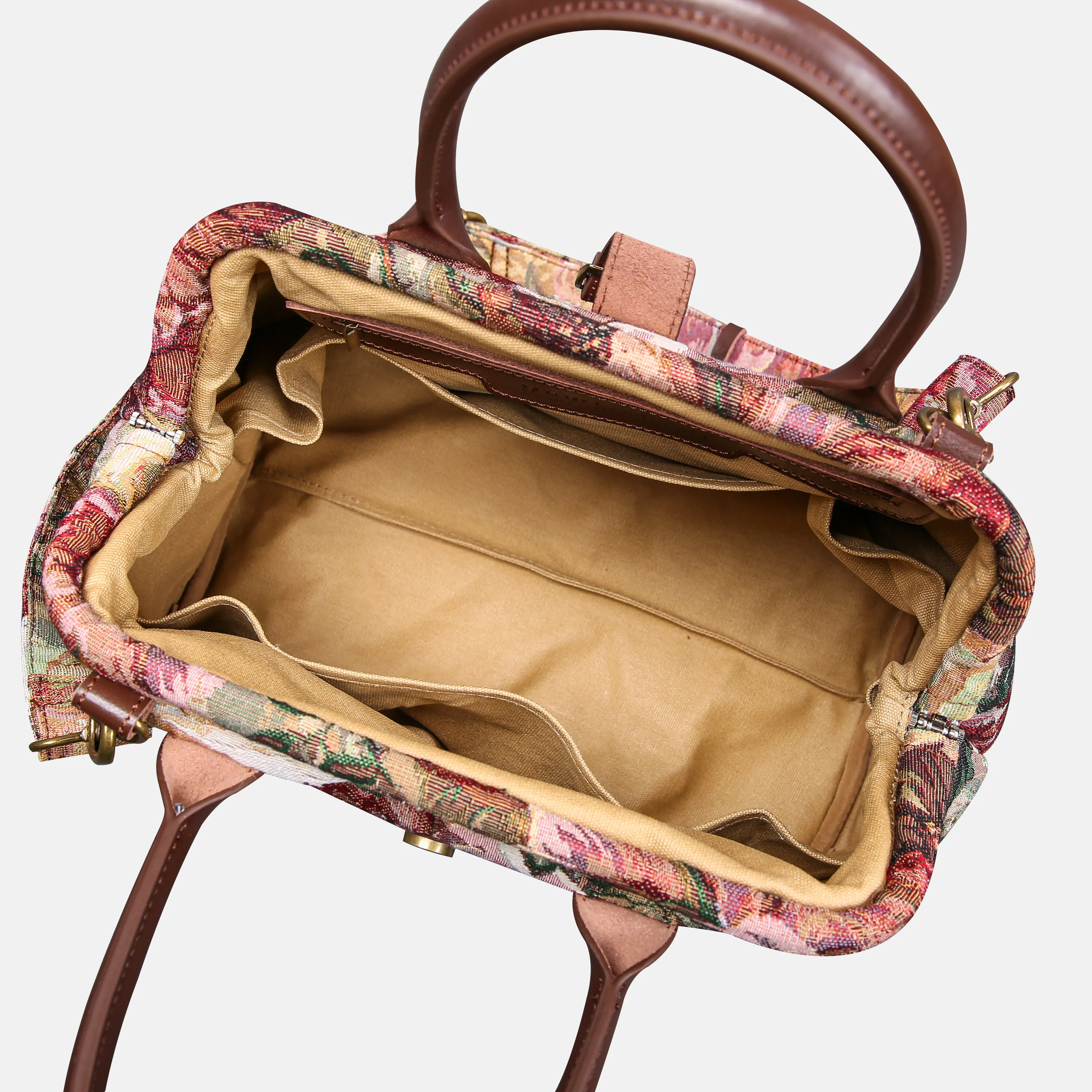Rose Bush Carpet Handbag Purse - Image 6