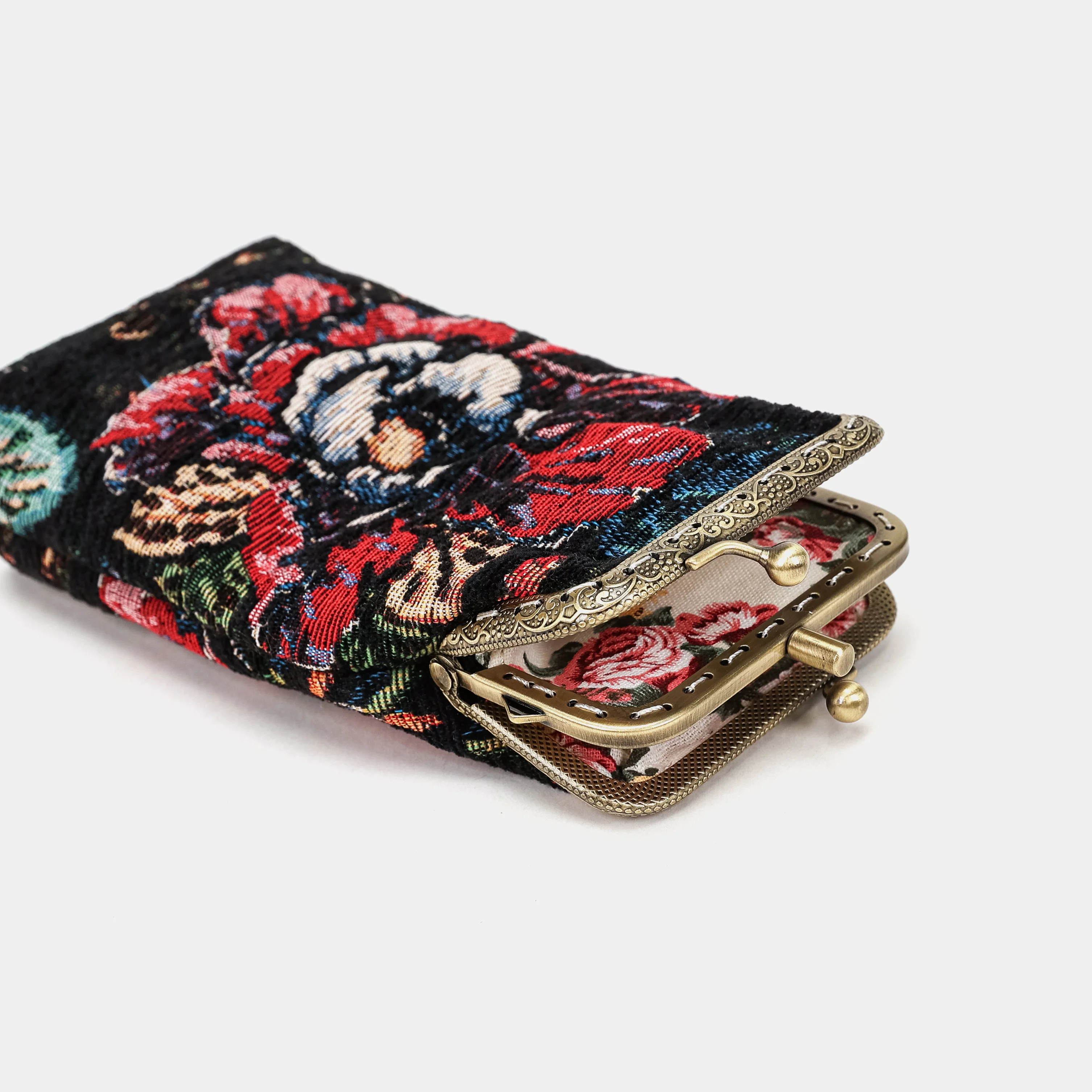 Rose Garden Black Carpet Eyeglasses Case - Image 2