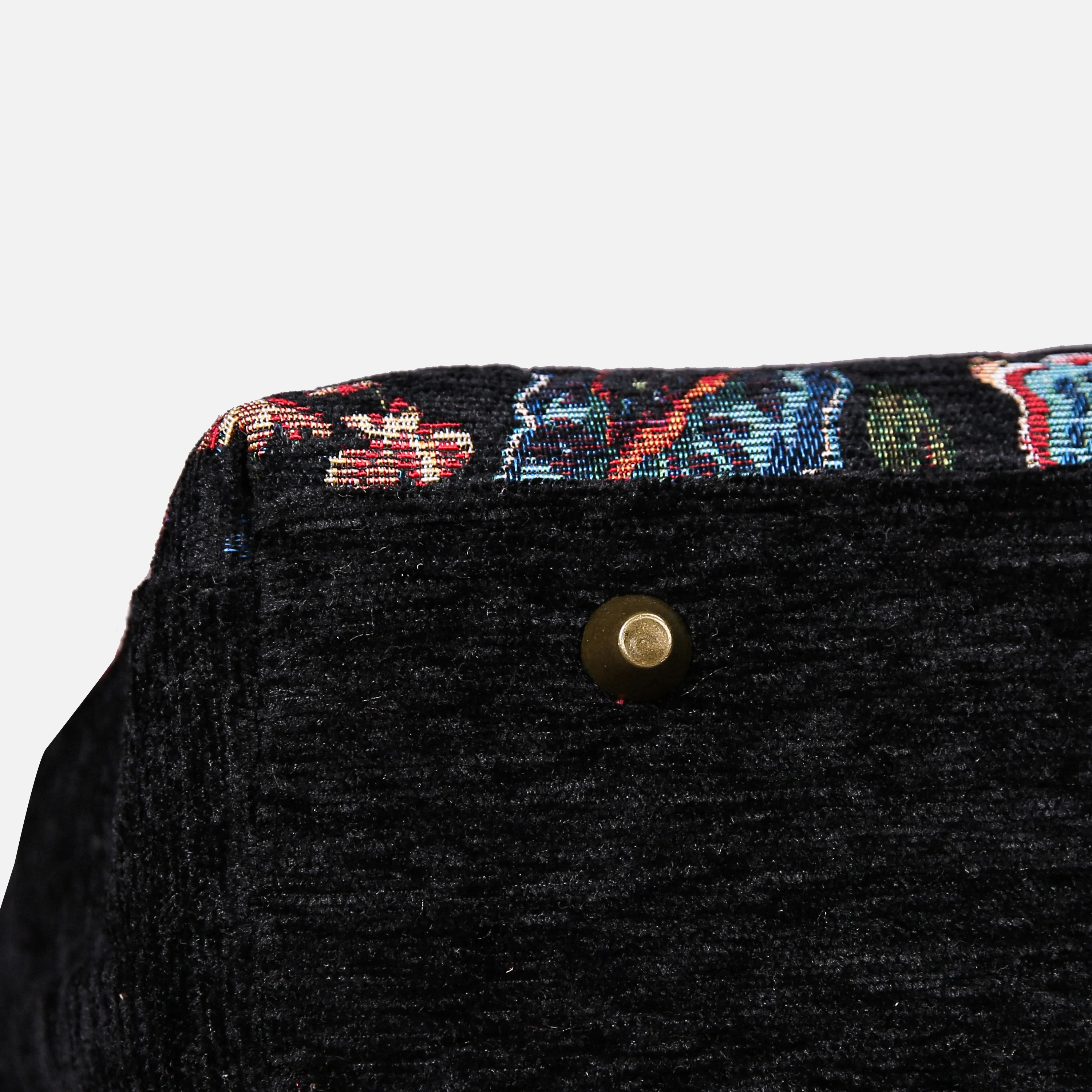 Rose Garden Black Laptop Work Bag - Image 8