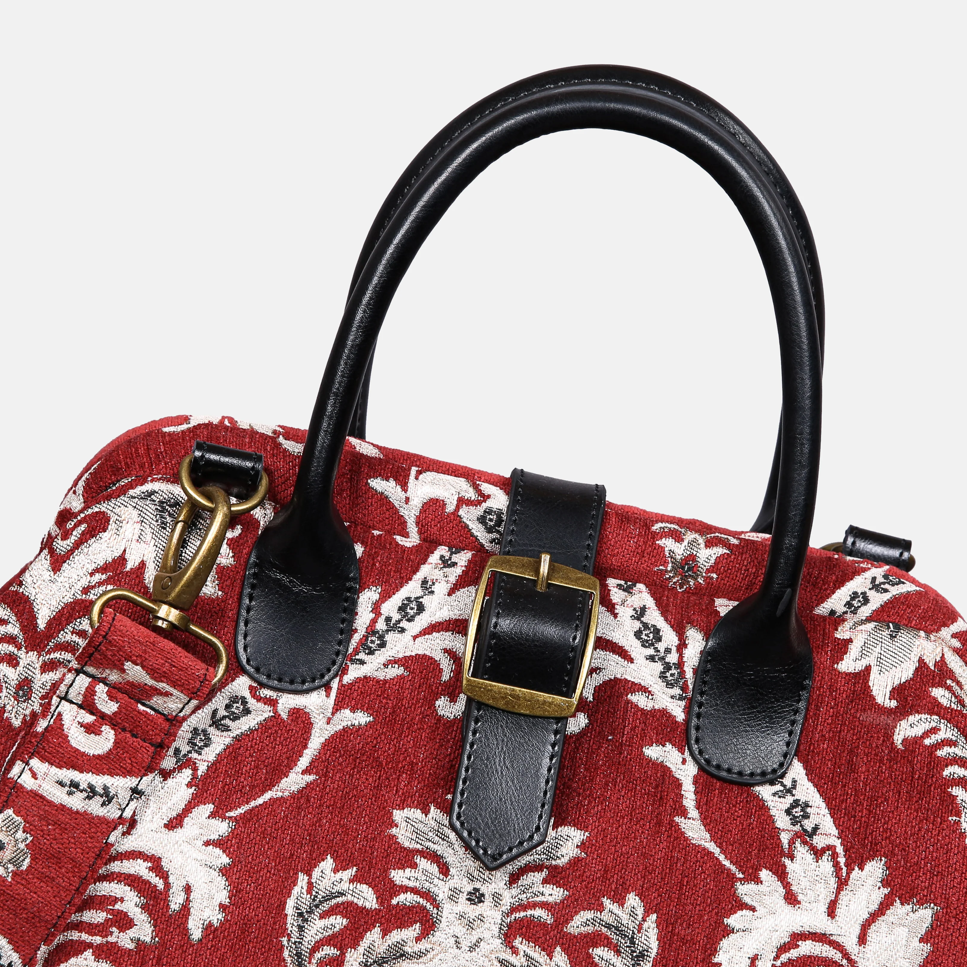 Scalamandre Elizabeth Red Carpet Handbag Purse - Image 4