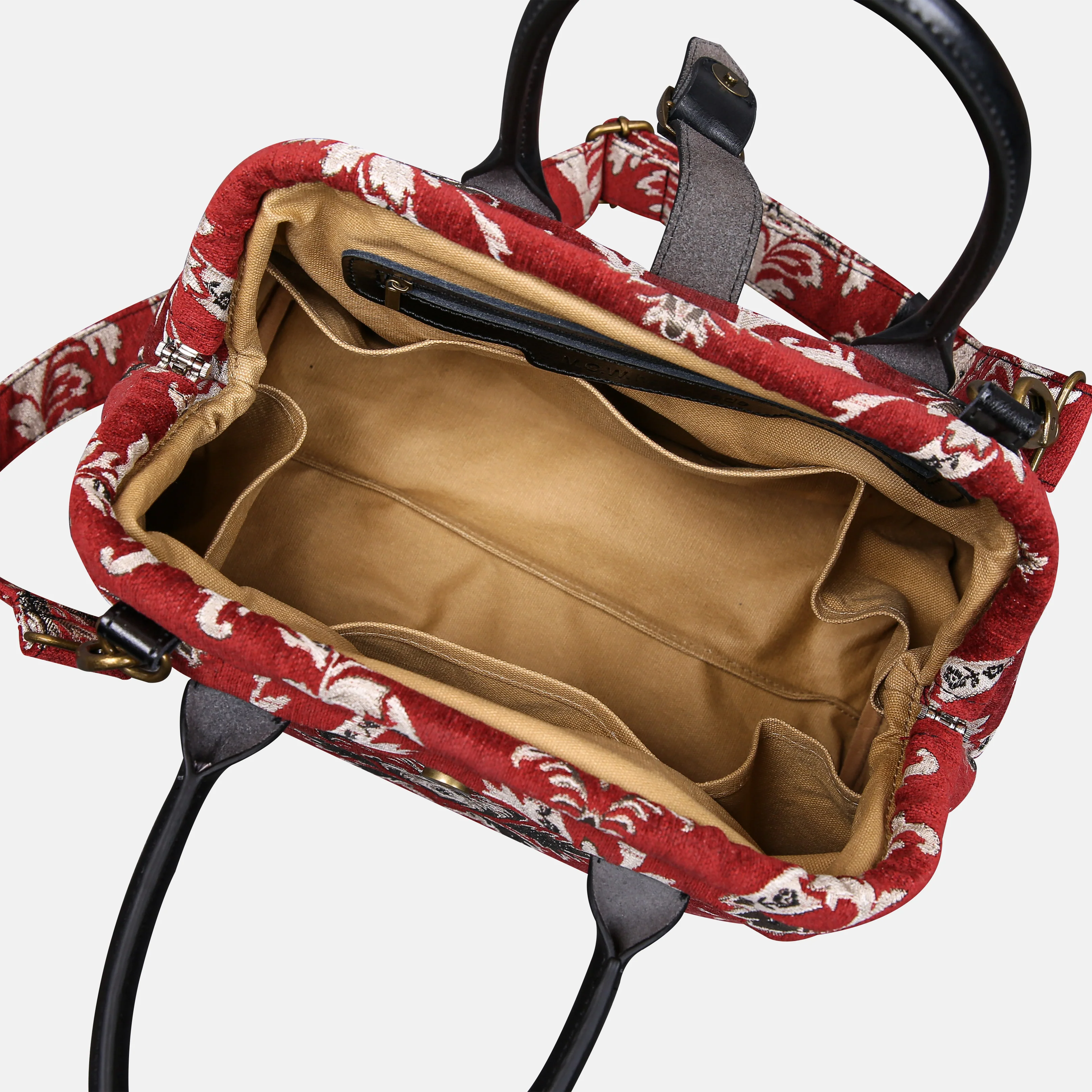 Scalamandre Elizabeth Red Carpet Handbag Purse - Image 6