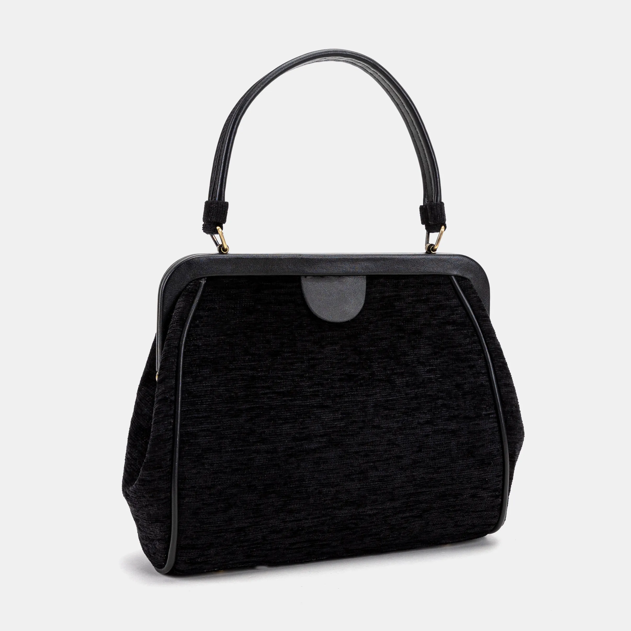 Solid Black Alma Satchel - Image 2