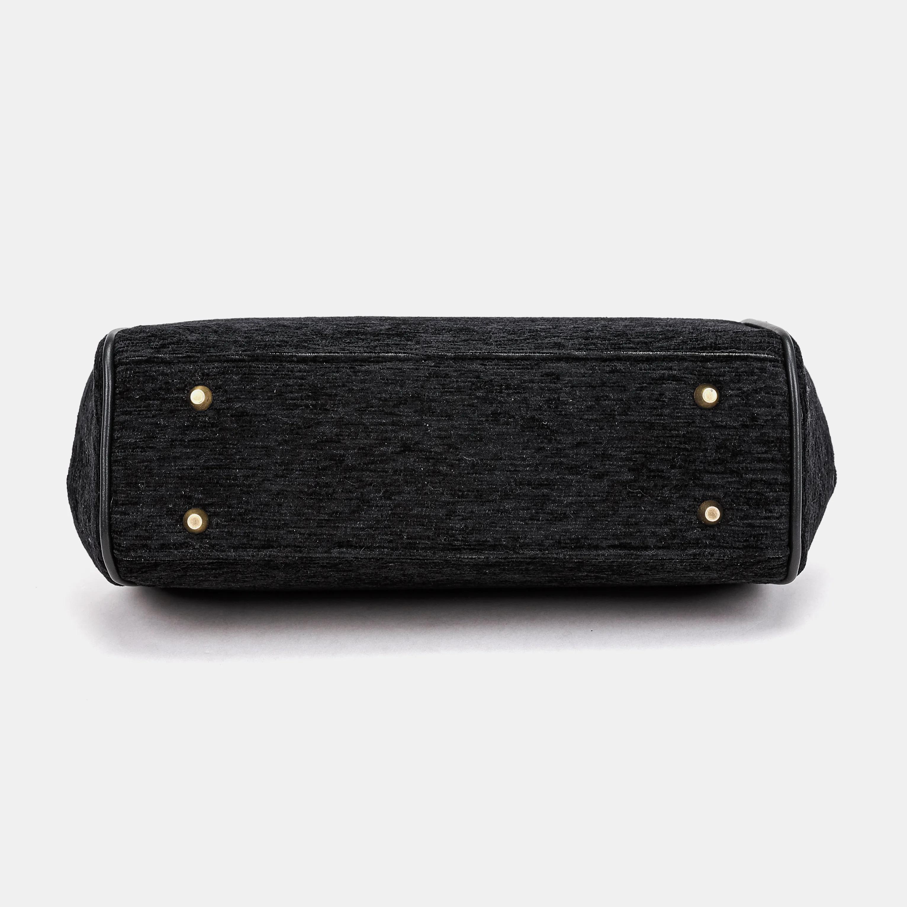 Solid Black Alma Shoulder Bag - Image 5