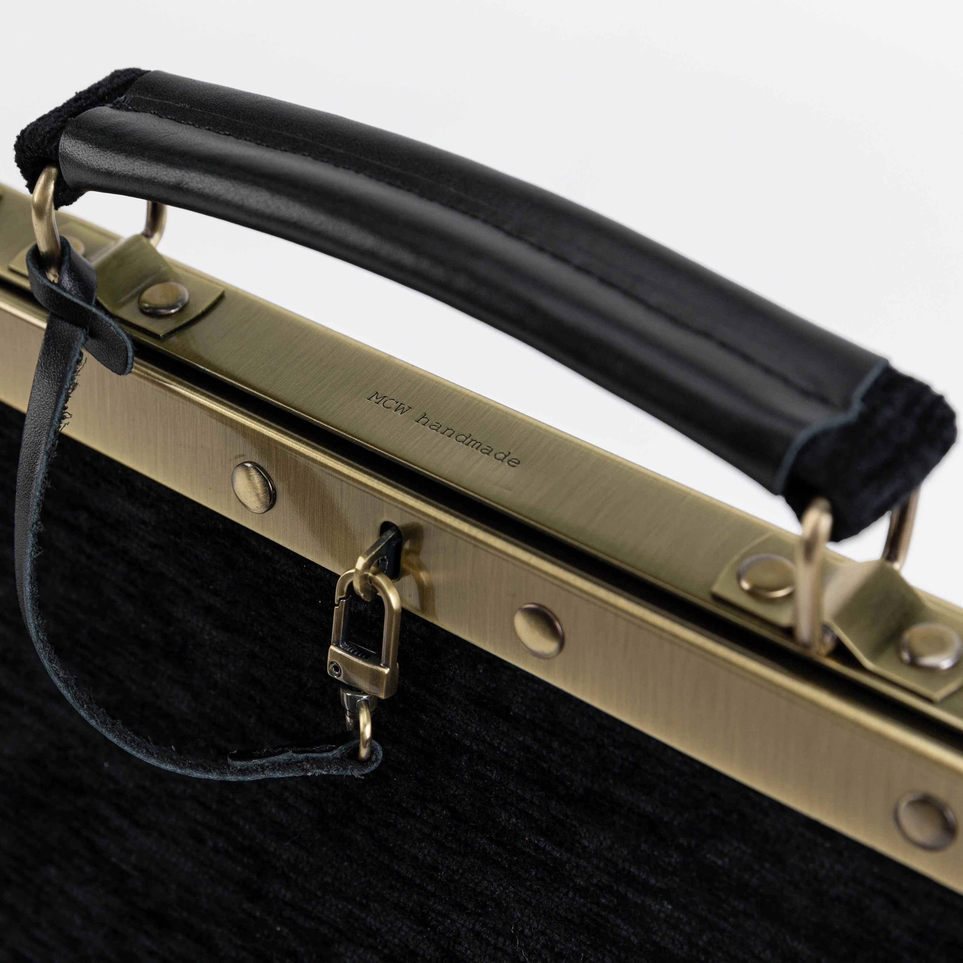 Solid Black Celine Carpet Gladstone Bag - Image 4