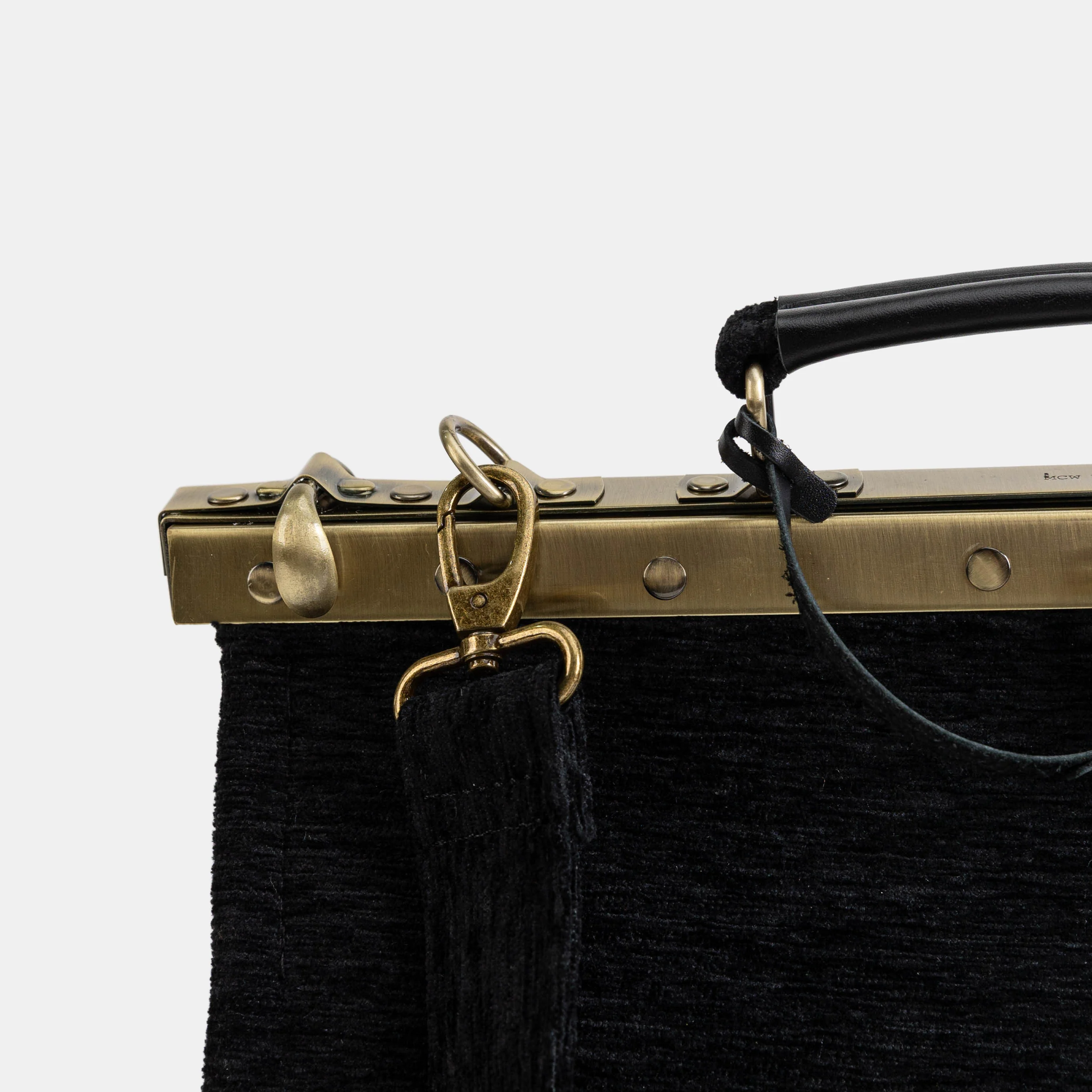 Solid Black Celine Carpet Gladstone Bag - Image 7