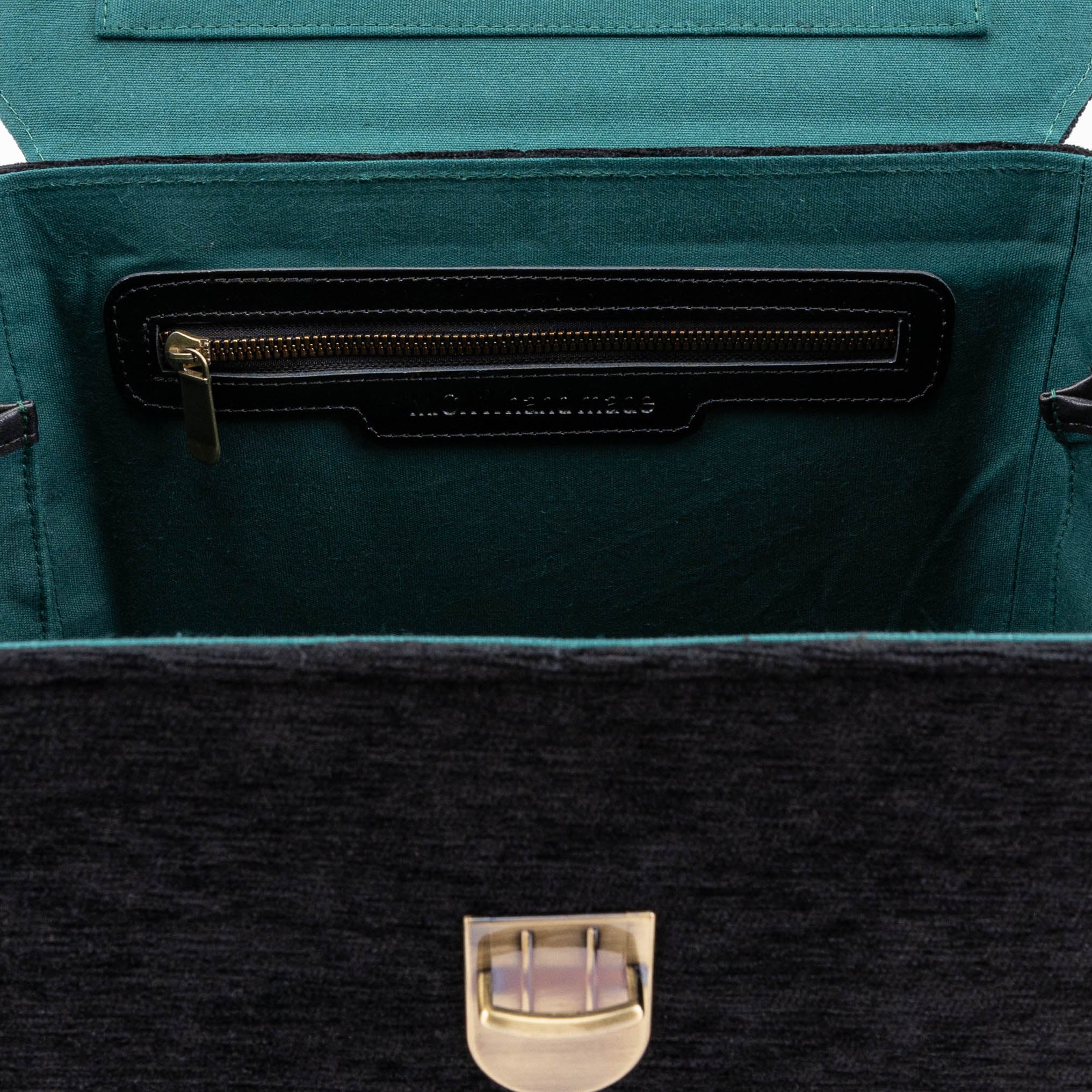 Solid Black Josephine Large Train Case - Image 10