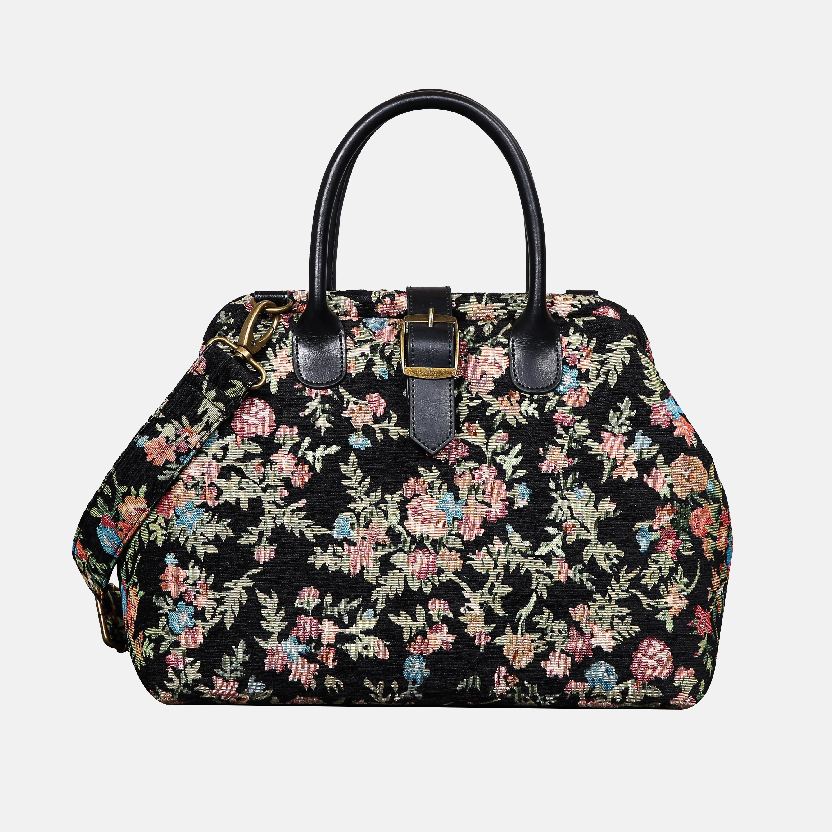 Spring Valley Black Carpet Handbag Purse