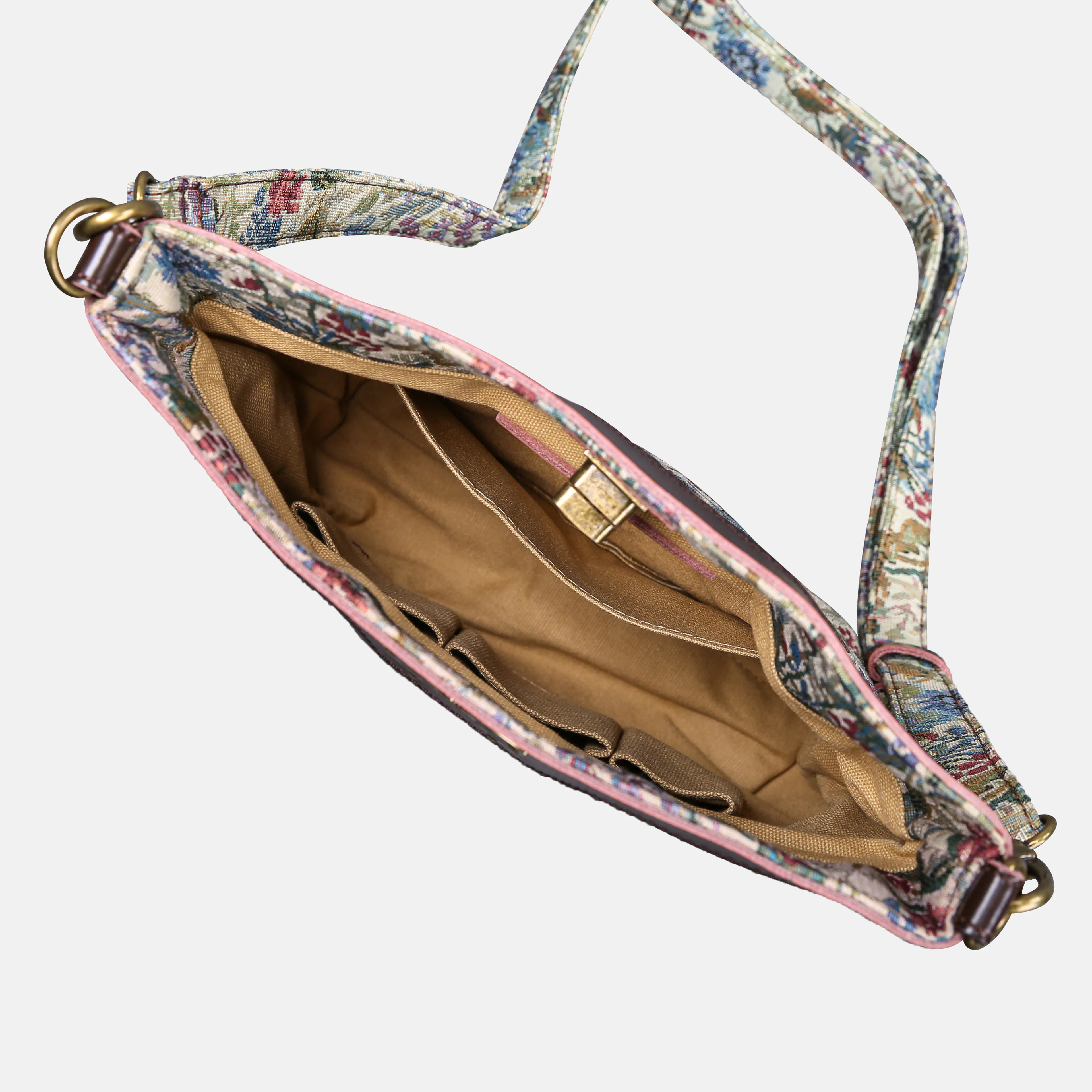 Spring Valley Mint Butterfly Crossbody Bag - Image 5